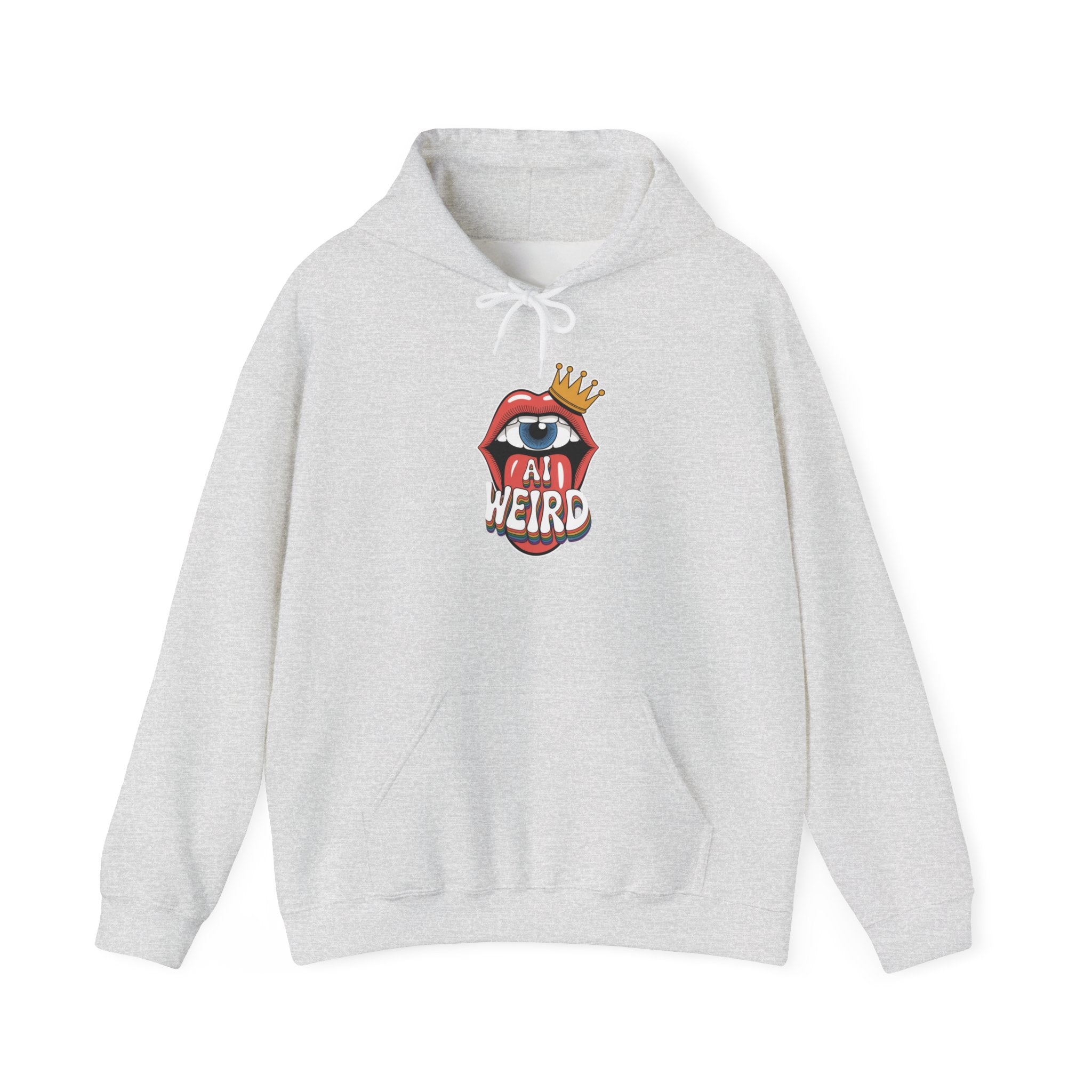 Ai Weird  "Royal Oddbyte" Unisex Heavy Blend™ Hooded Sweatshirt