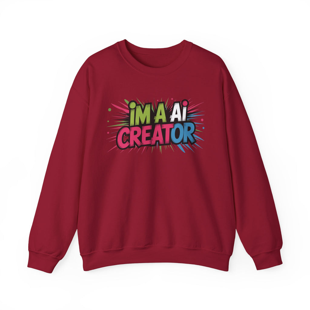 AI Creator  "Code Splash" Unisex Heavy Blend™ Crewneck Sweatshirt