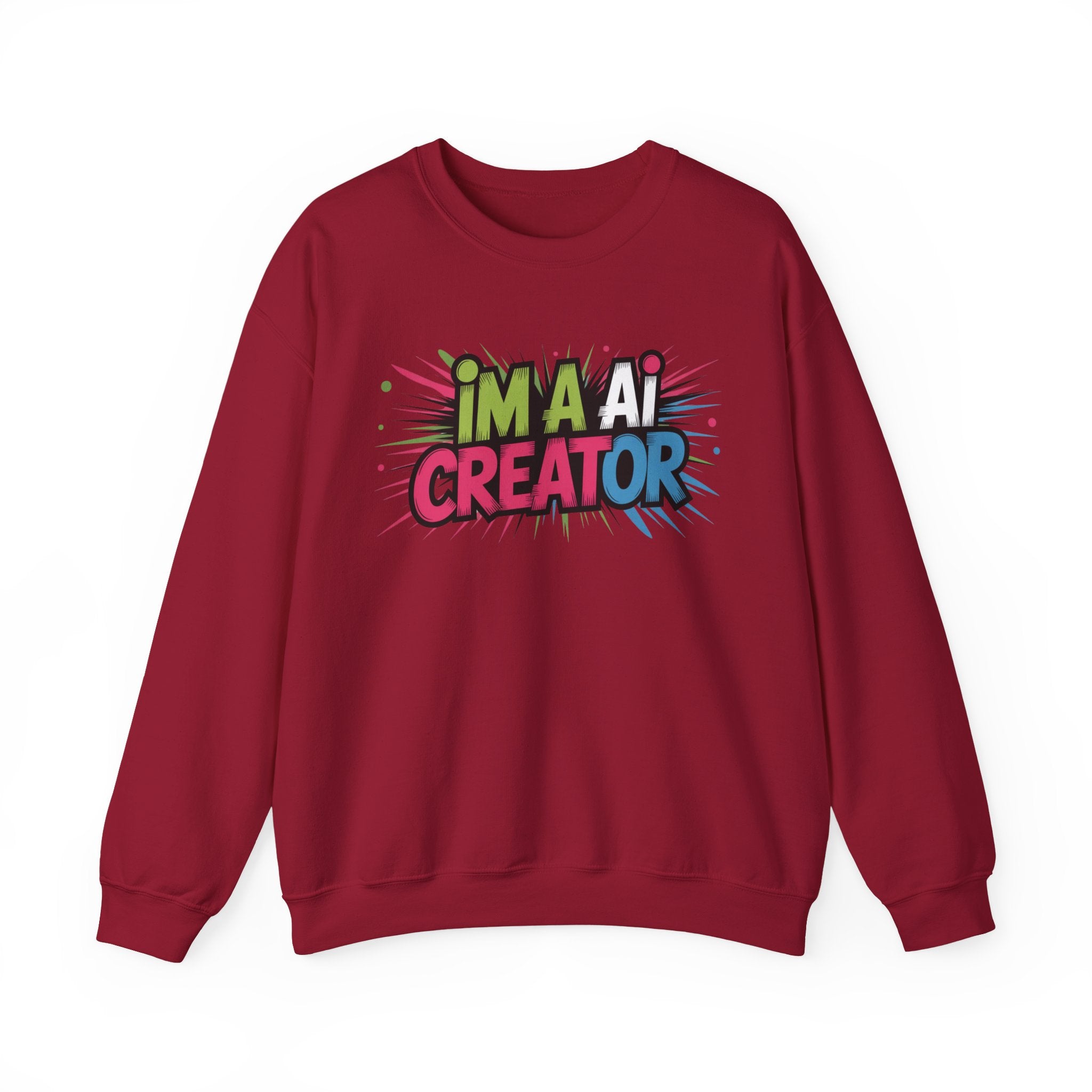 AI Creator  "Code Splash" Unisex Heavy Blend™ Crewneck Sweatshirt