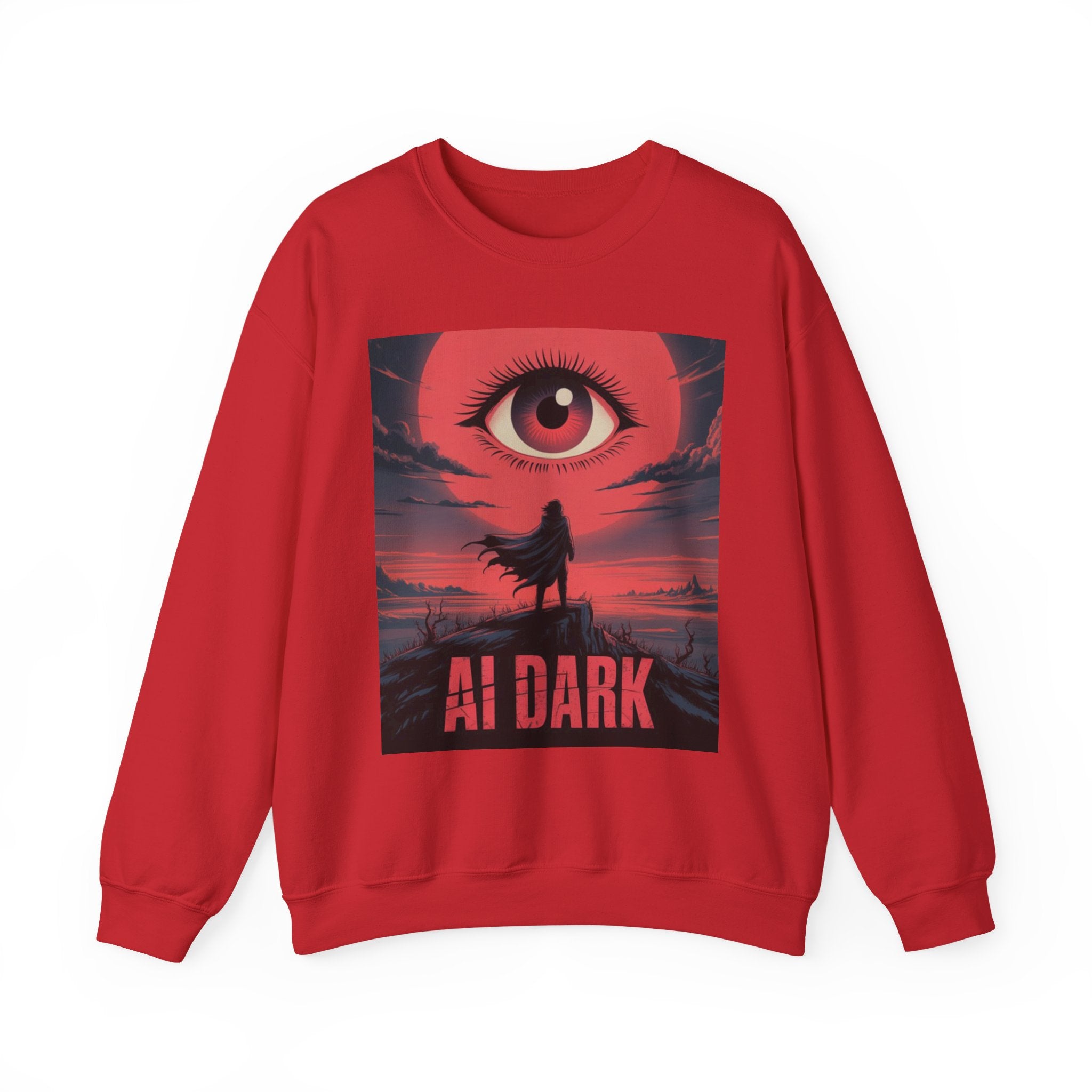 AI DARK “Shadow Protocol” Unisex Heavy Blend™ Crewneck Sweatshirt