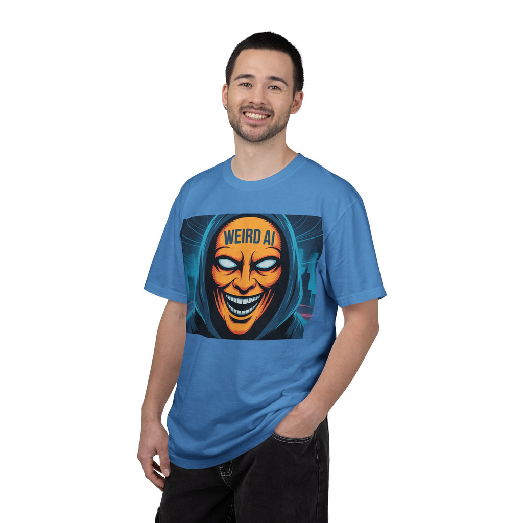 Weird AI "Masked Mode" Unisex Garment-Dyed T-shirt