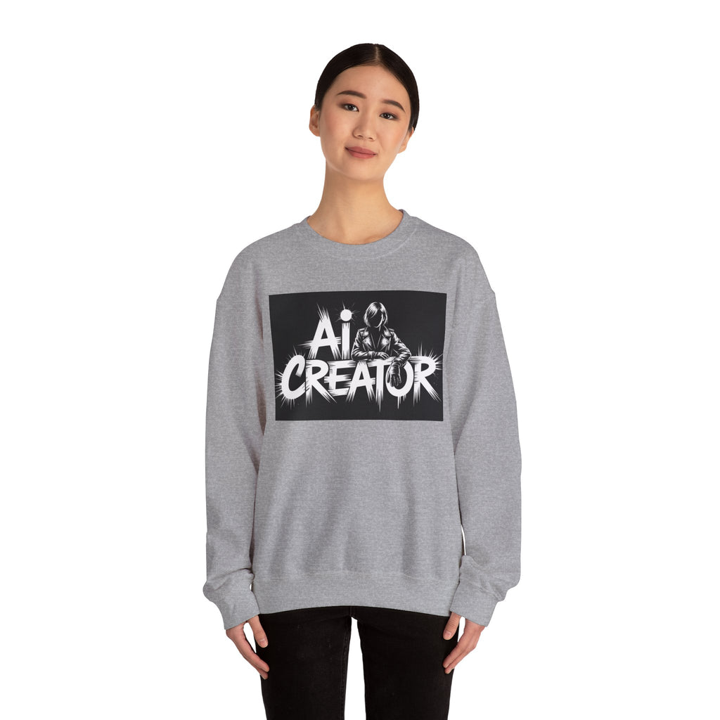 AI Creator  "Digital Rebel" Unisex Heavy Blend™ Crewneck Sweatshirt