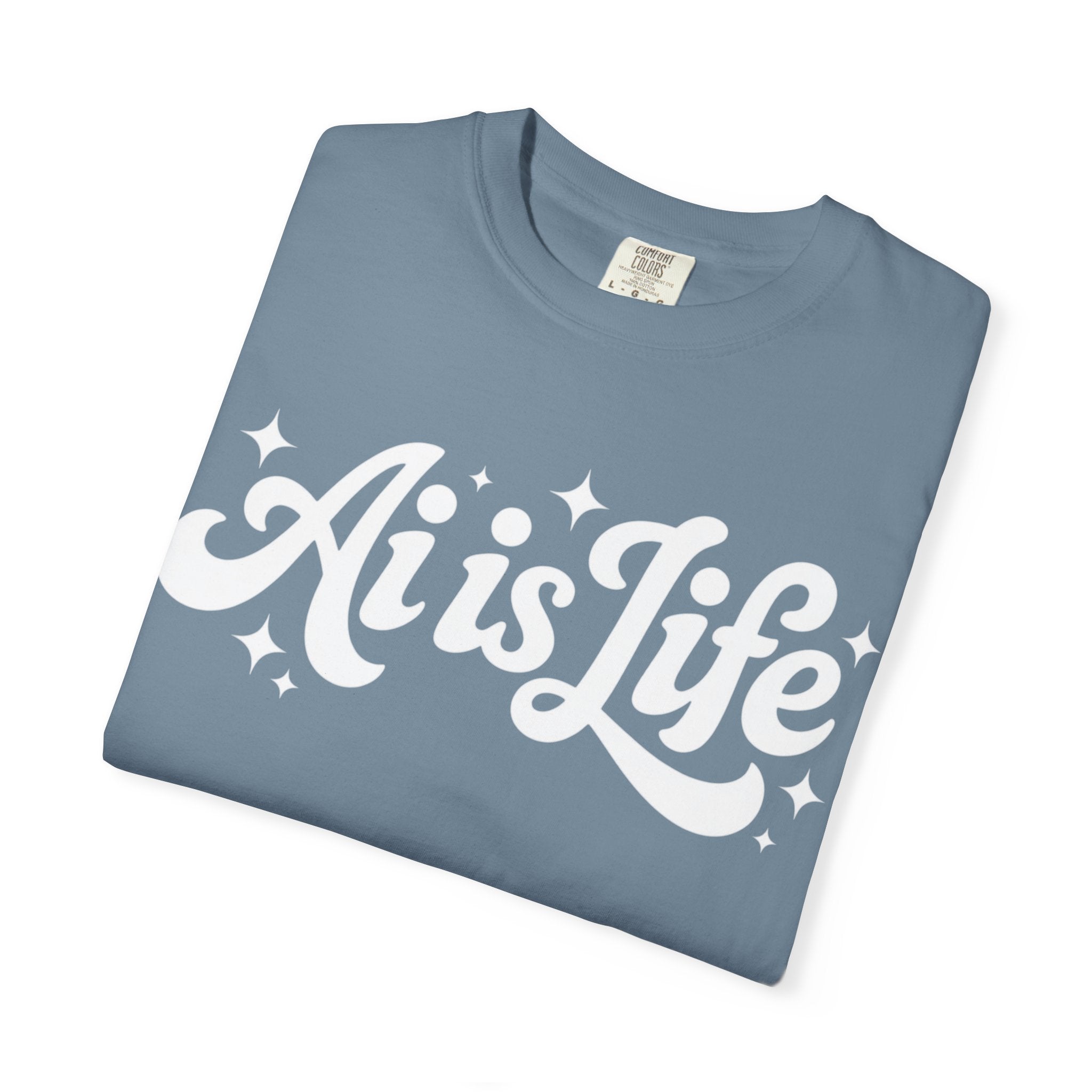 Ai is Life  "TechFlow Energy" Unisex Garment-Dyed T-shirt