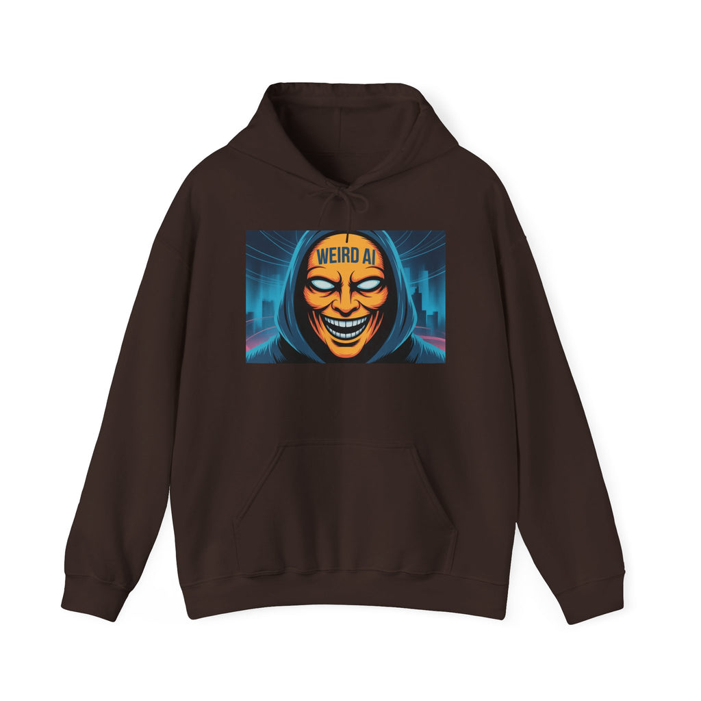 Weird AI "Masked Mode" Unisex Heavy Blend™ Hooded Sweatshirt