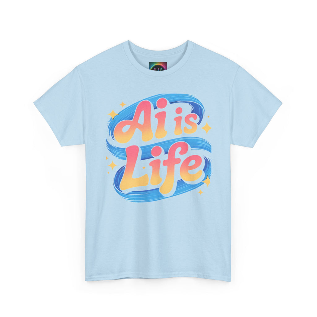 Al is Life "COSMIC SWIRL" — Colorful Retro Graphic Tee T‑Shirt
