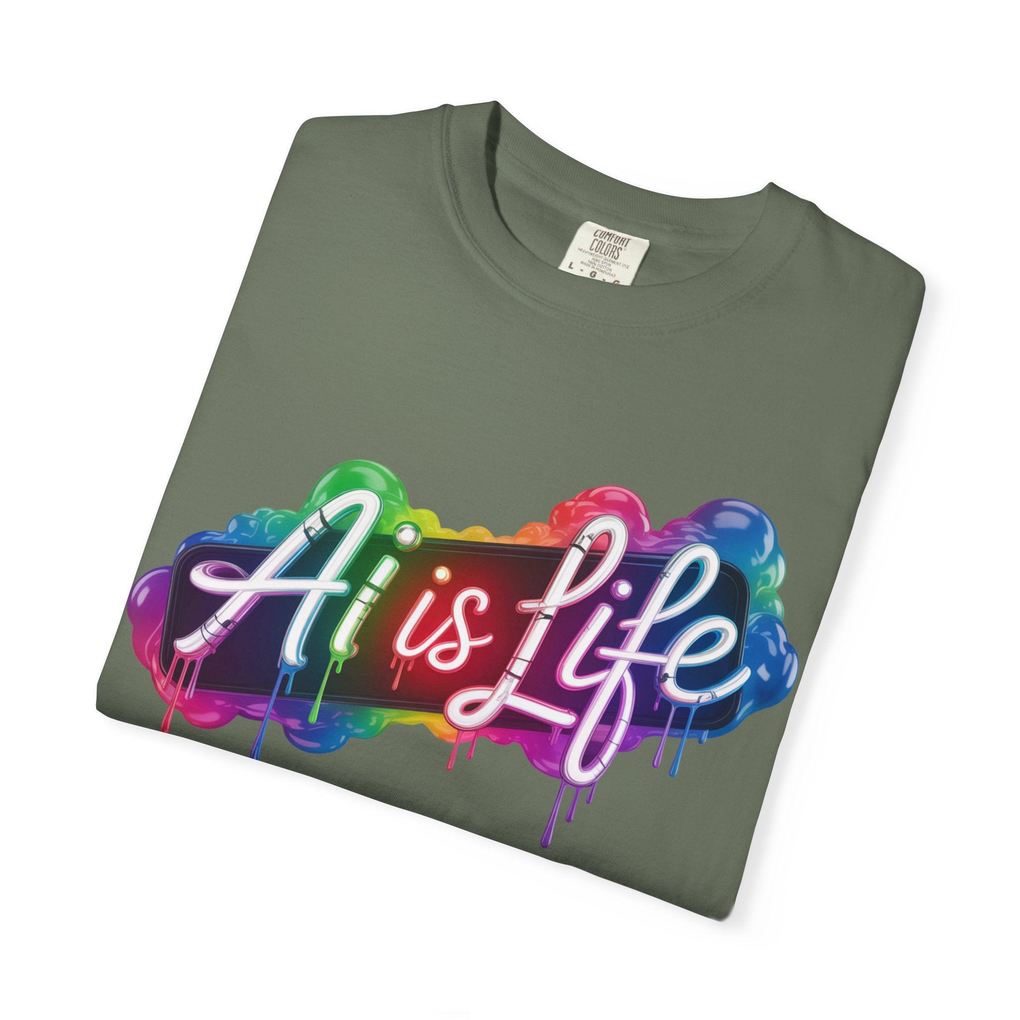 AI is LIFE  “PipeDream Intelligence”  Heavy Blend™ Crewneck T-Shirt