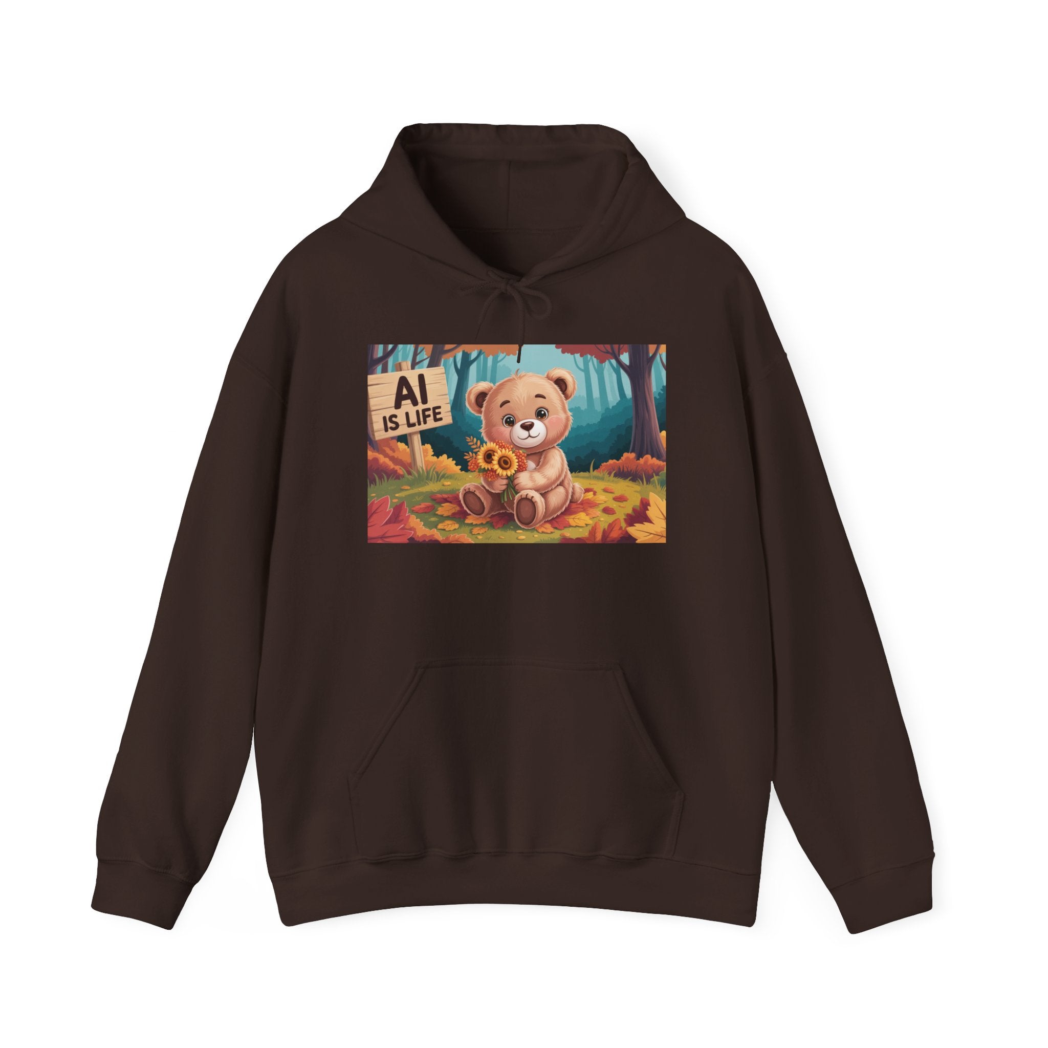AI IS LIFE  " Cuddle Code "  Unisex Heavy Blend™ Hooded Sweatshirt