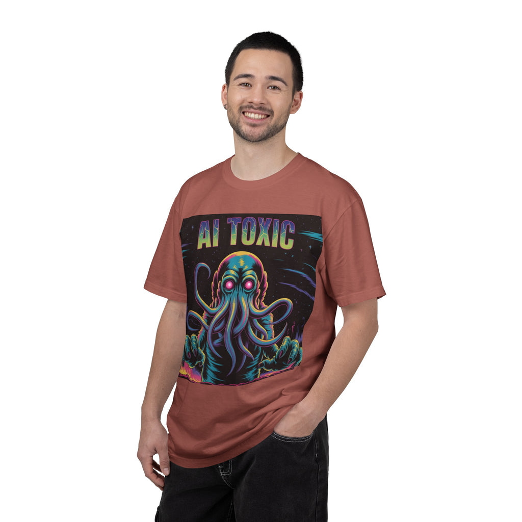 AI TOXIC  "Data Overlord" Unisex Garment-Dyed T-shirt