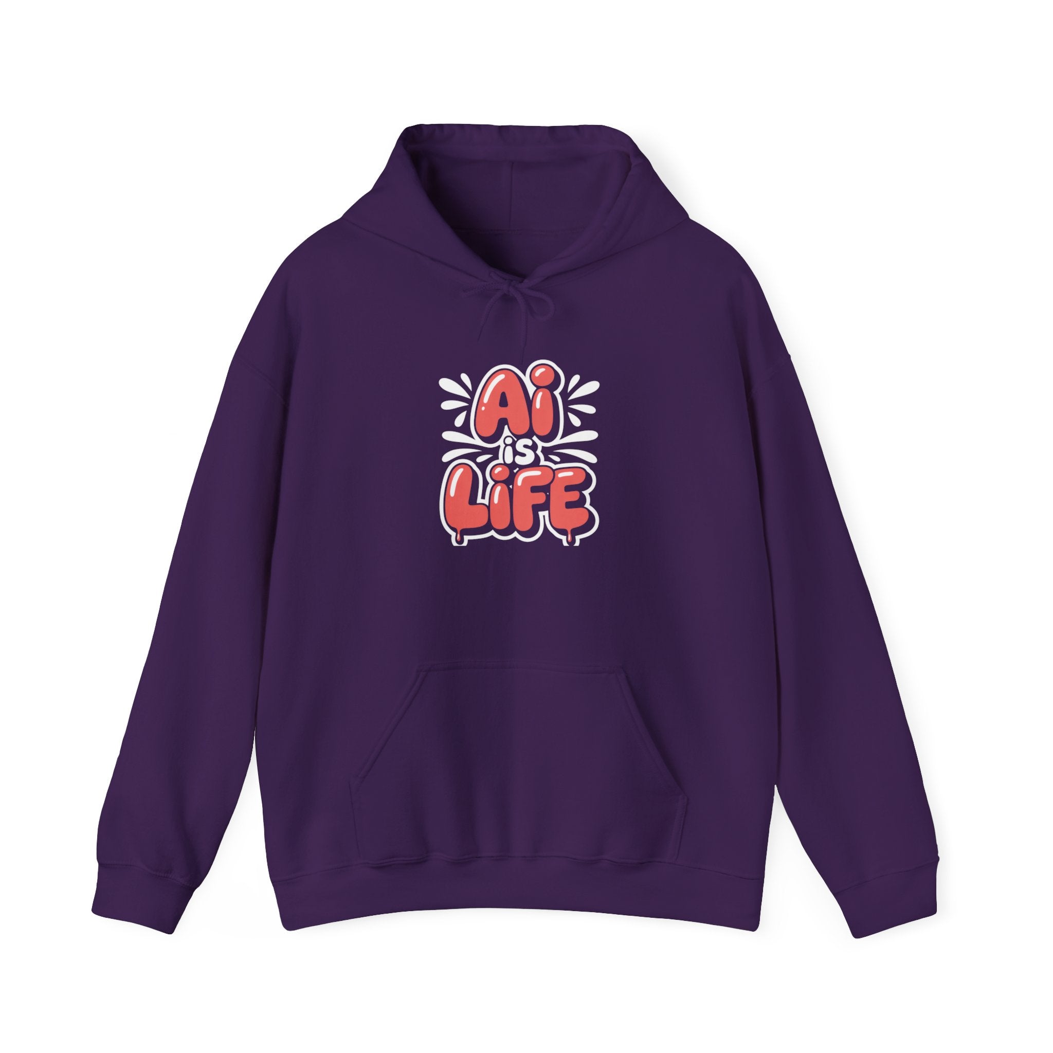 AI IS LIFE "Neural Pop" Unisex Heavy Blend™ Hooded Sweatshirt