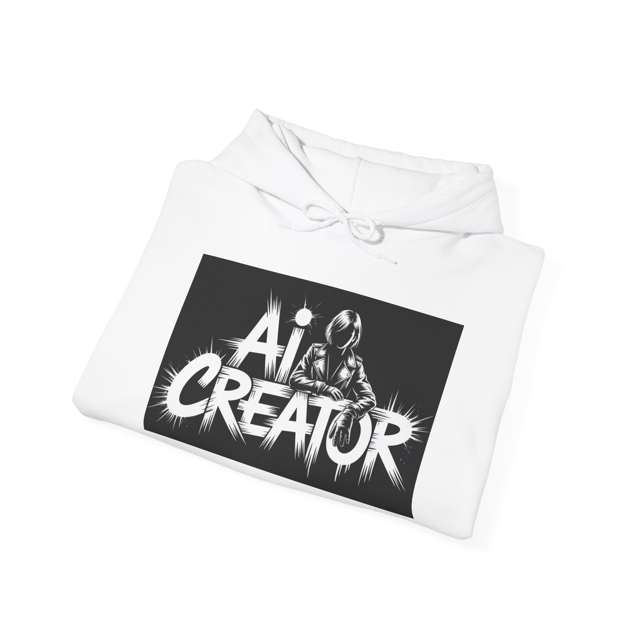 AI Creator  "Digital Rebel" Unisex Heavy Blend™ Hooded Sweatshirt