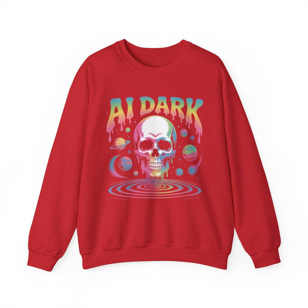 AI DARK “Death of Data” Unisex Heavy Blend™ Crewneck Sweatshirt