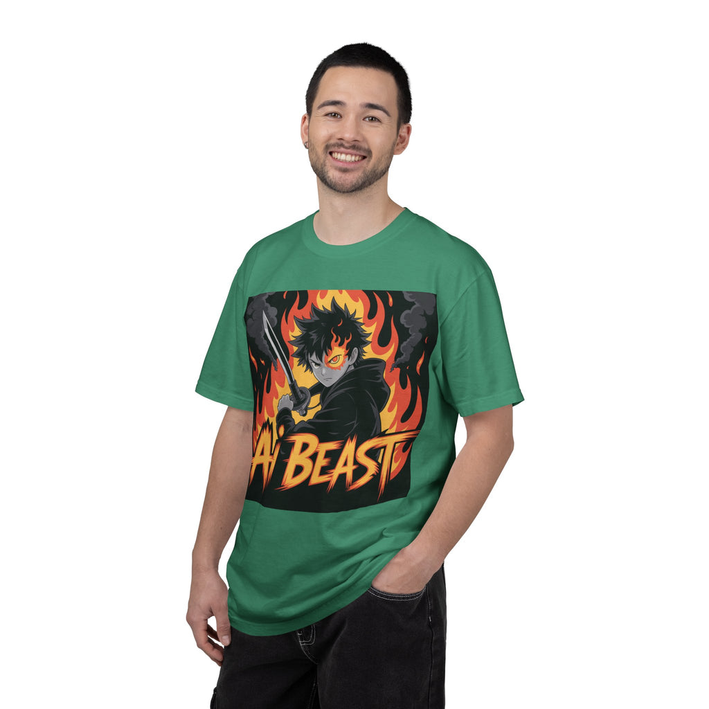 AI  BEAST "Warrior.exe"  of Unisex Garment-Dyed T-shirt