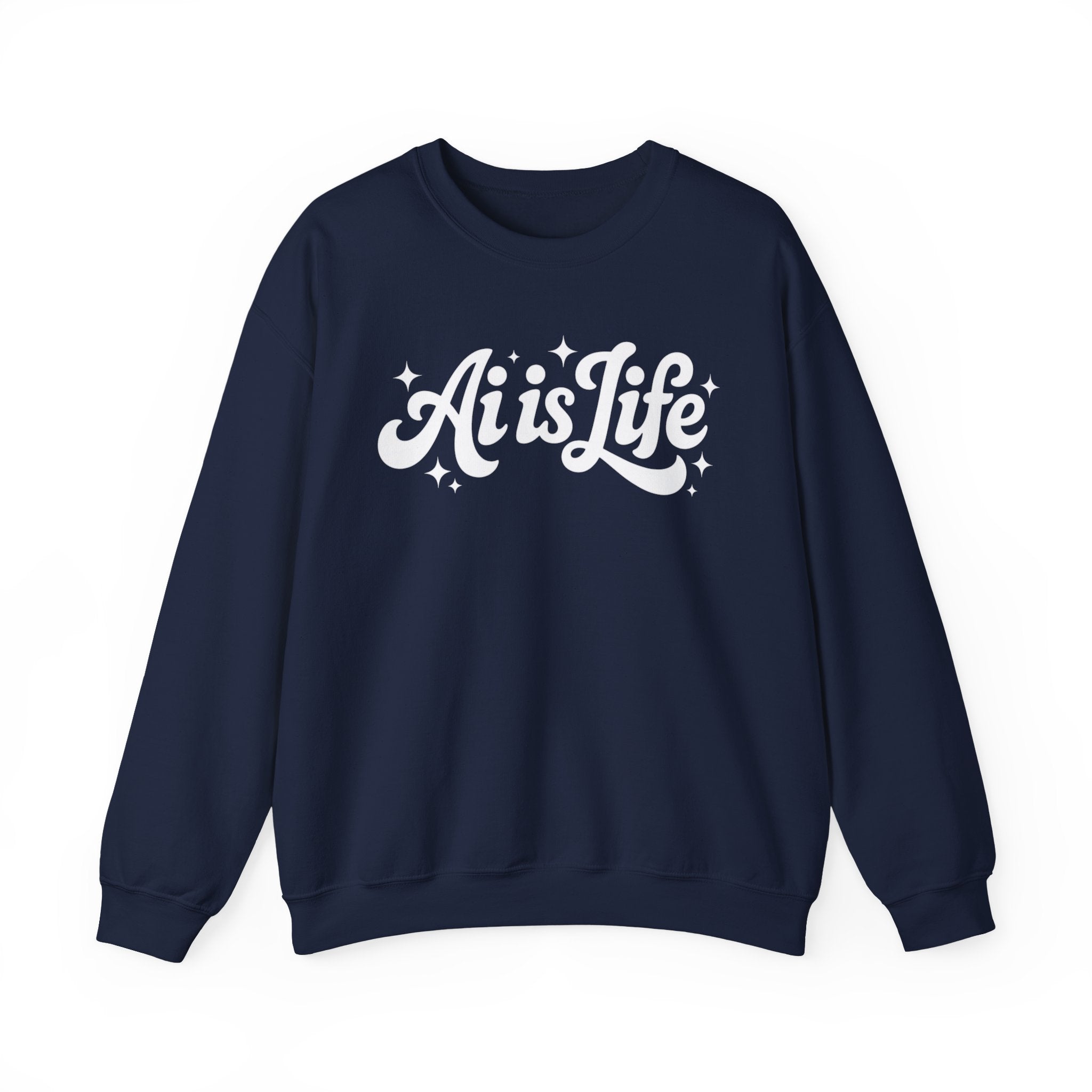 Ai is Life  "TechFlow Energy" Unisex Heavy Blend™ Crewneck Sweatshirt