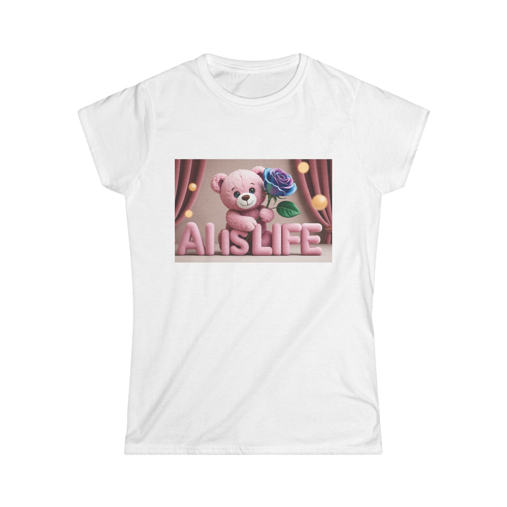 AI IS LIFE  "CUTE CIRCUIT" Women's Softstyle Tee