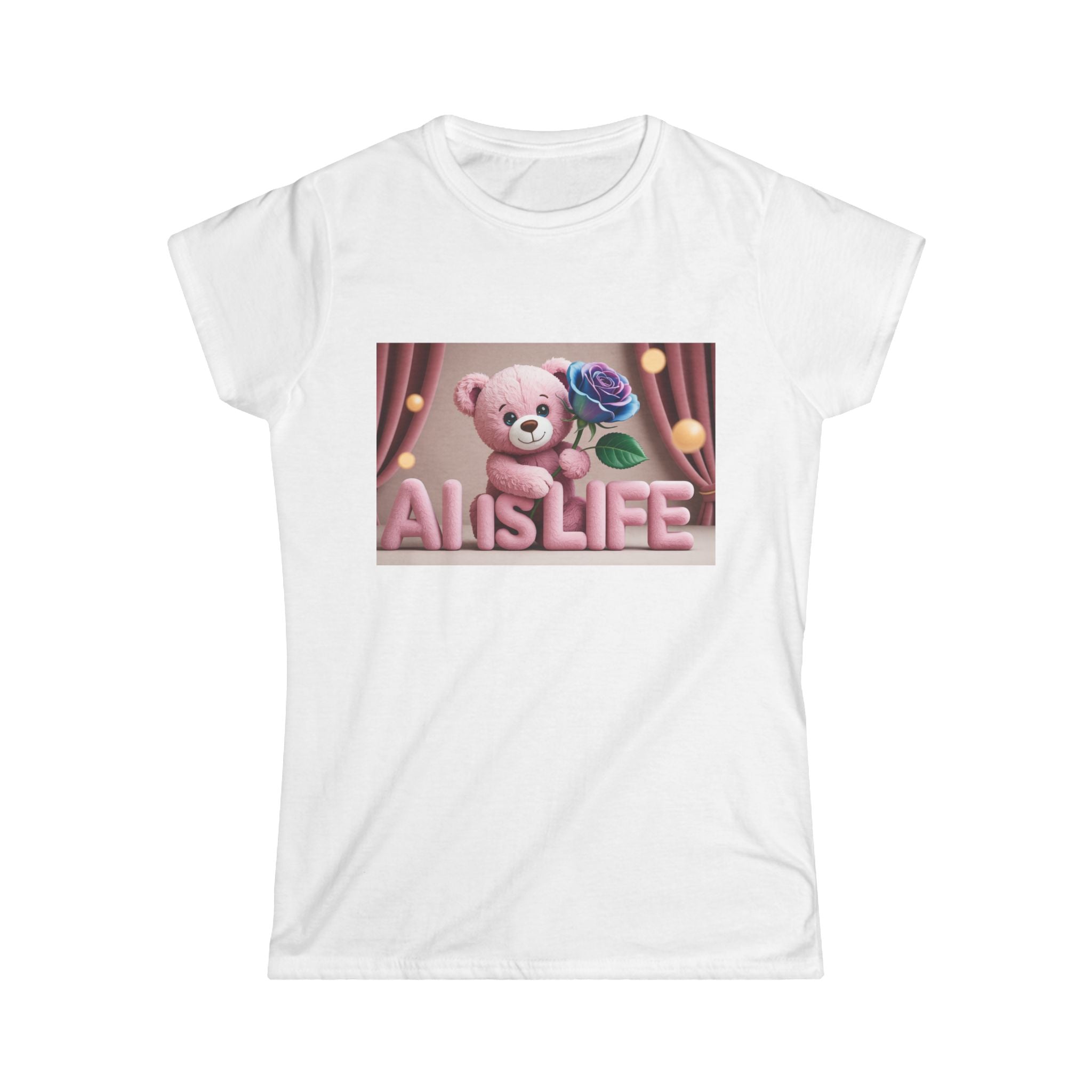 AI IS LIFE  "CUTE CIRCUIT" Women's Softstyle Tee