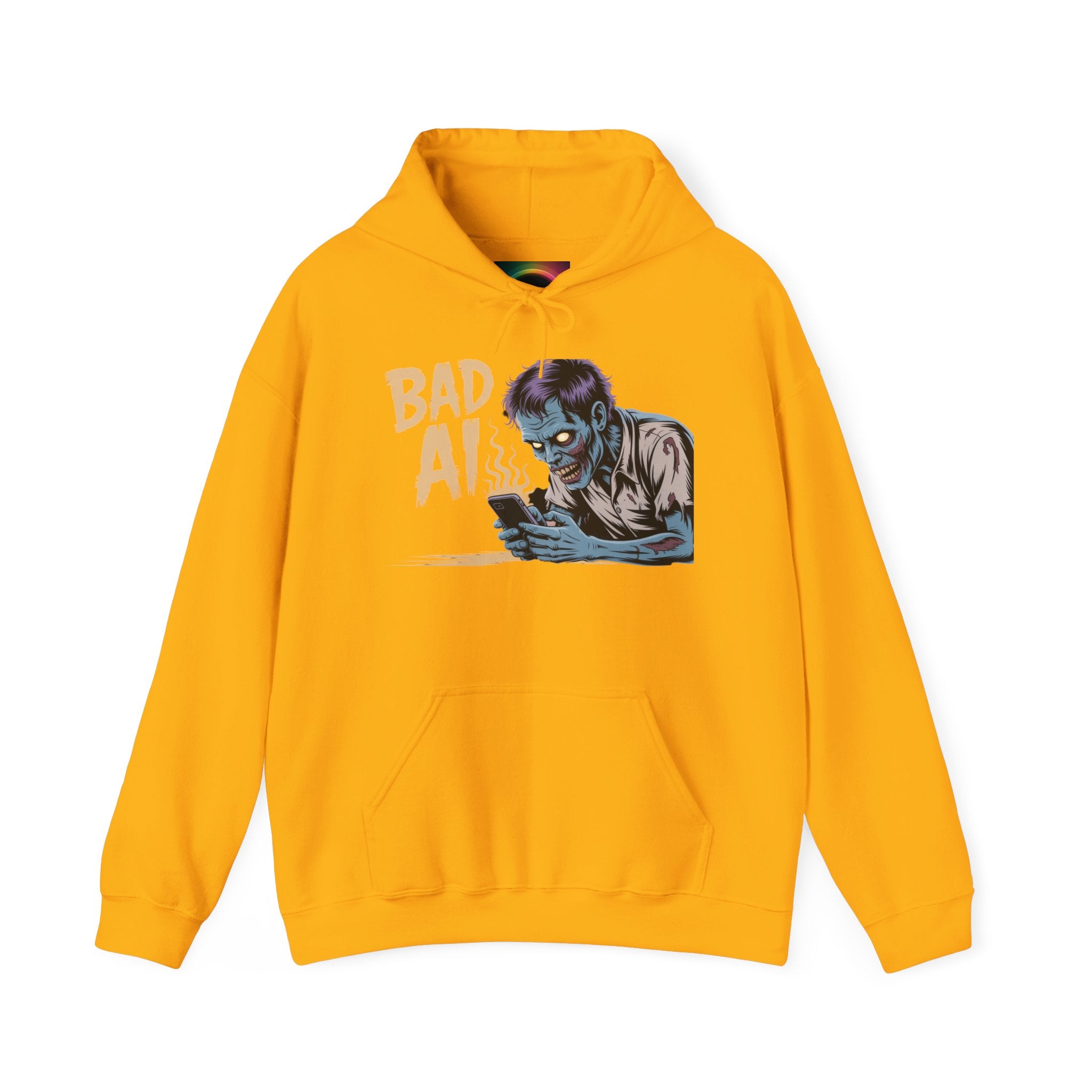 Bad AI "ZOMBIE SCROLL" Unisex Heavy Blend™ Hooded Sweatshirt