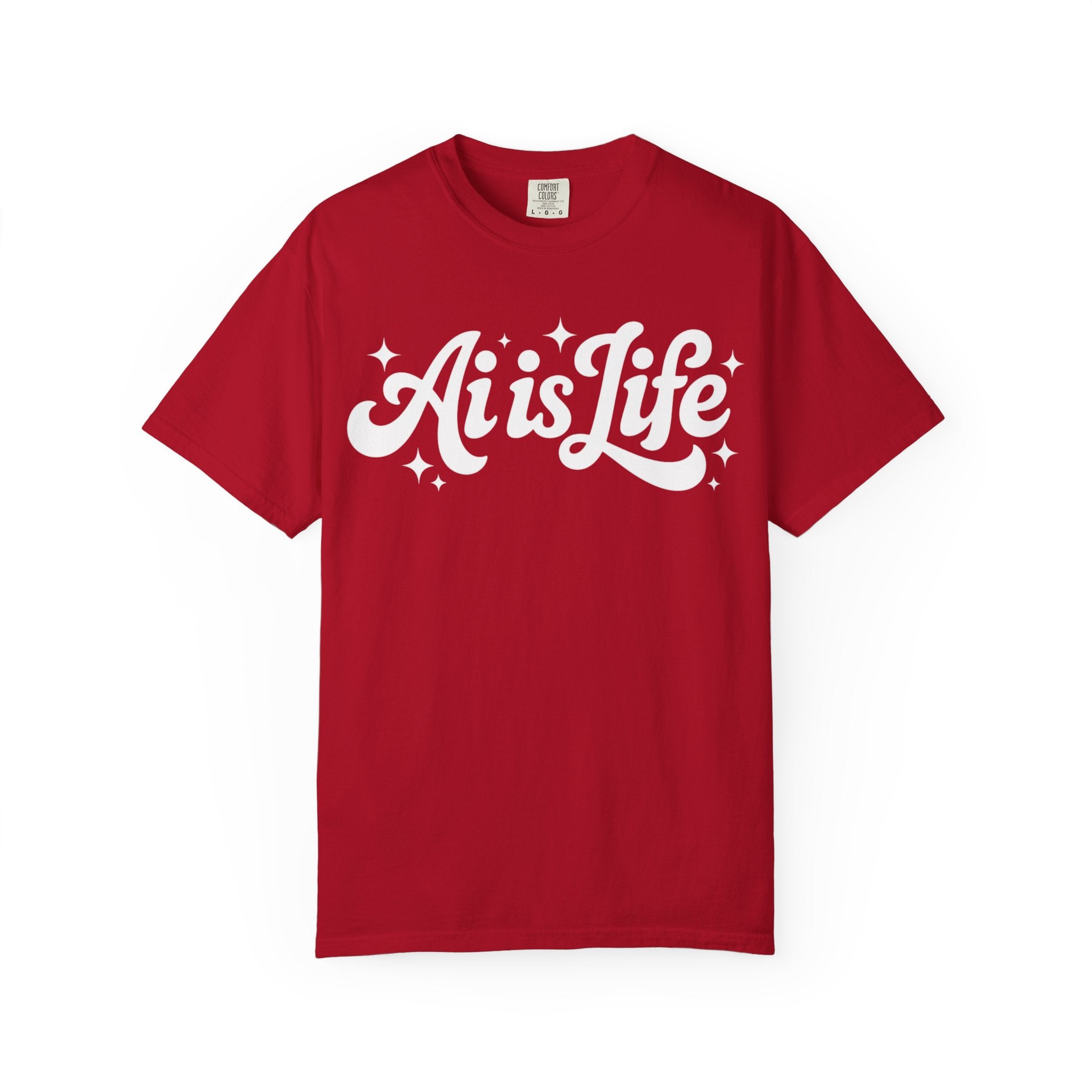 Ai is Life  "TechFlow Energy" Unisex Garment-Dyed T-shirt