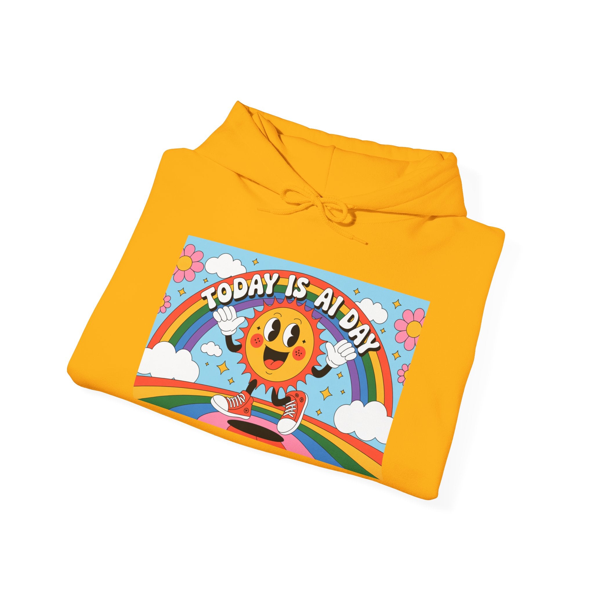 Today Is AI Day  "Sunshine Circuit" Unisex Sweatshirt, Fun Casual Wear