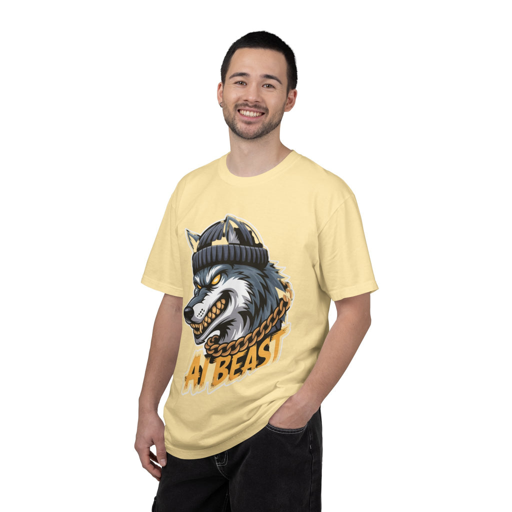 AI BEAST  "Wolf Byte Syndicate " Unisex Garment-Dyed T-shirt