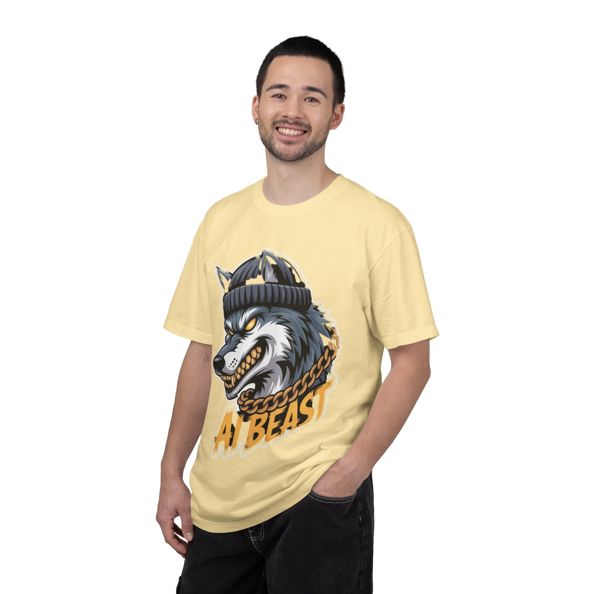 AI BEAST  "Wolf Byte Syndicate " Unisex Garment-Dyed T-shirt