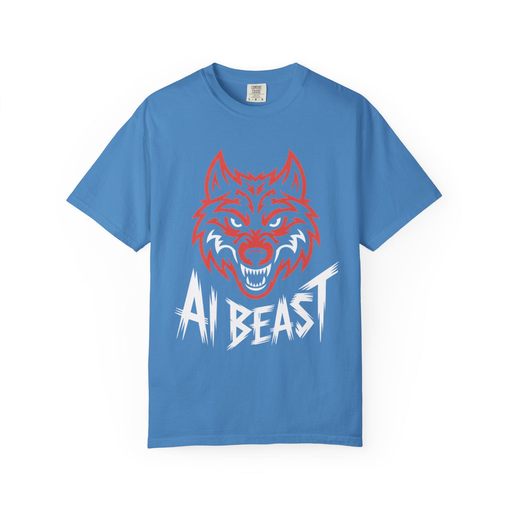 AI BEAST " Alpha Mode "  Unisex Garment-Dyed T-shirt