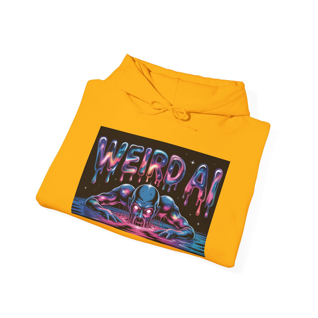 WEIRD AI  " Meltdown Matrix "  Unisex Heavy Blend™ Hoodie