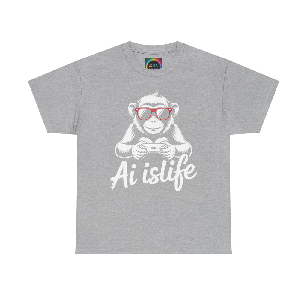 AI Is Life "GAMER CHIMP ELITE" Unisex Graphic T-Shirt