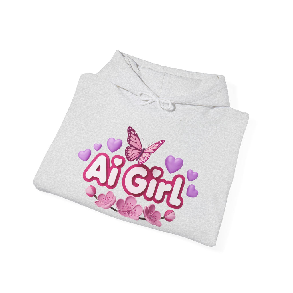Ai Girl  "Cyber Cutie" Unisex Heavy Blend™ Hooded Sweatshirt