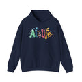 AI IS LIFE “Colorful Circuit Pop” Unisex Heavy Blend™ Hooded Sweatshirt