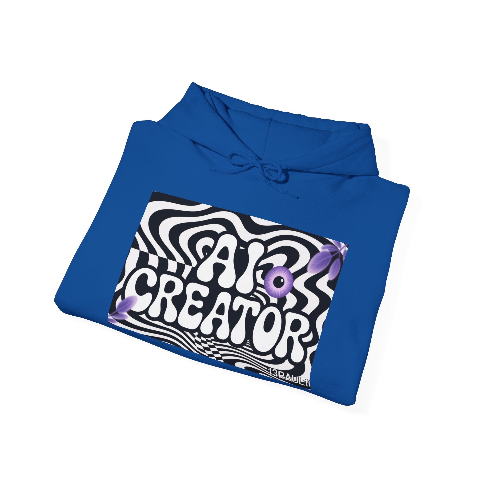 AI Creator  "Optic Loop" Unisex Heavy Blend™ Hooded Sweatshirt