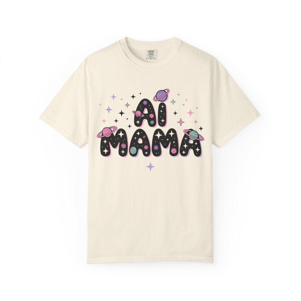 AI Mama "Digital Daydreamer" Unisex Garment-Dyed T-shirt