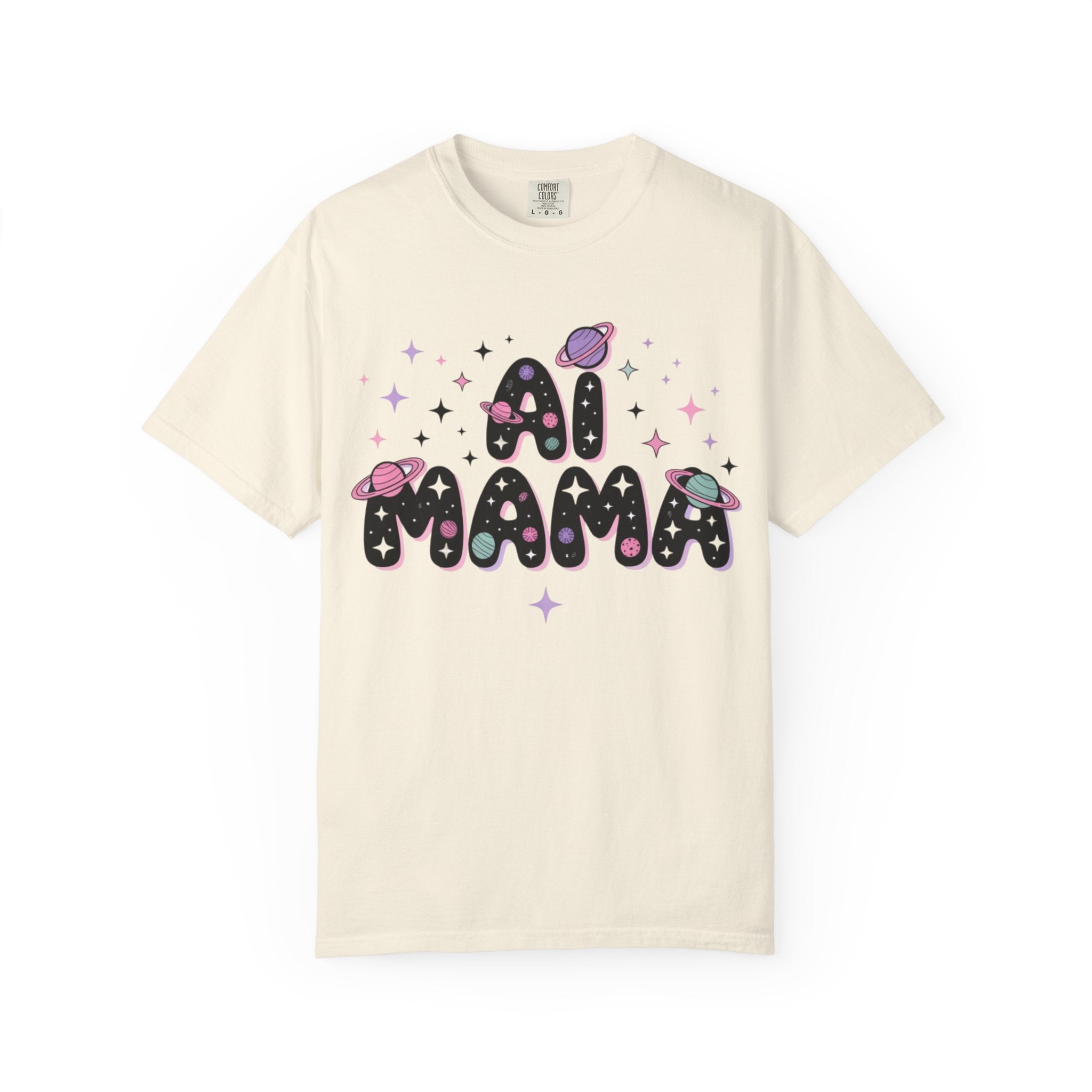 AI Mama "Digital Daydreamer" Unisex Garment-Dyed T-shirt