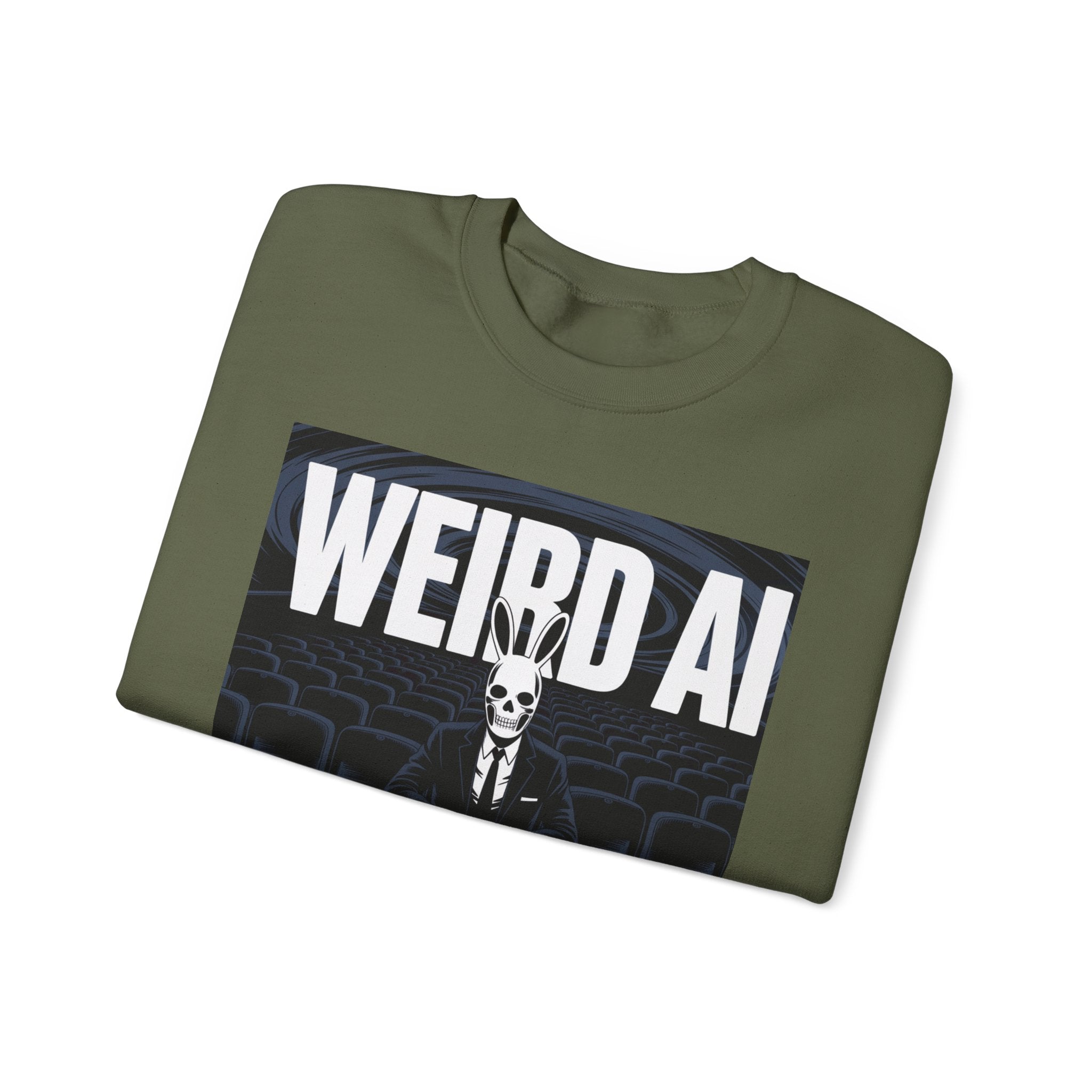 WEIRD AI " Backrooms Theater "  Unisex Heavy Blend™ Crewneck Sweatshirt