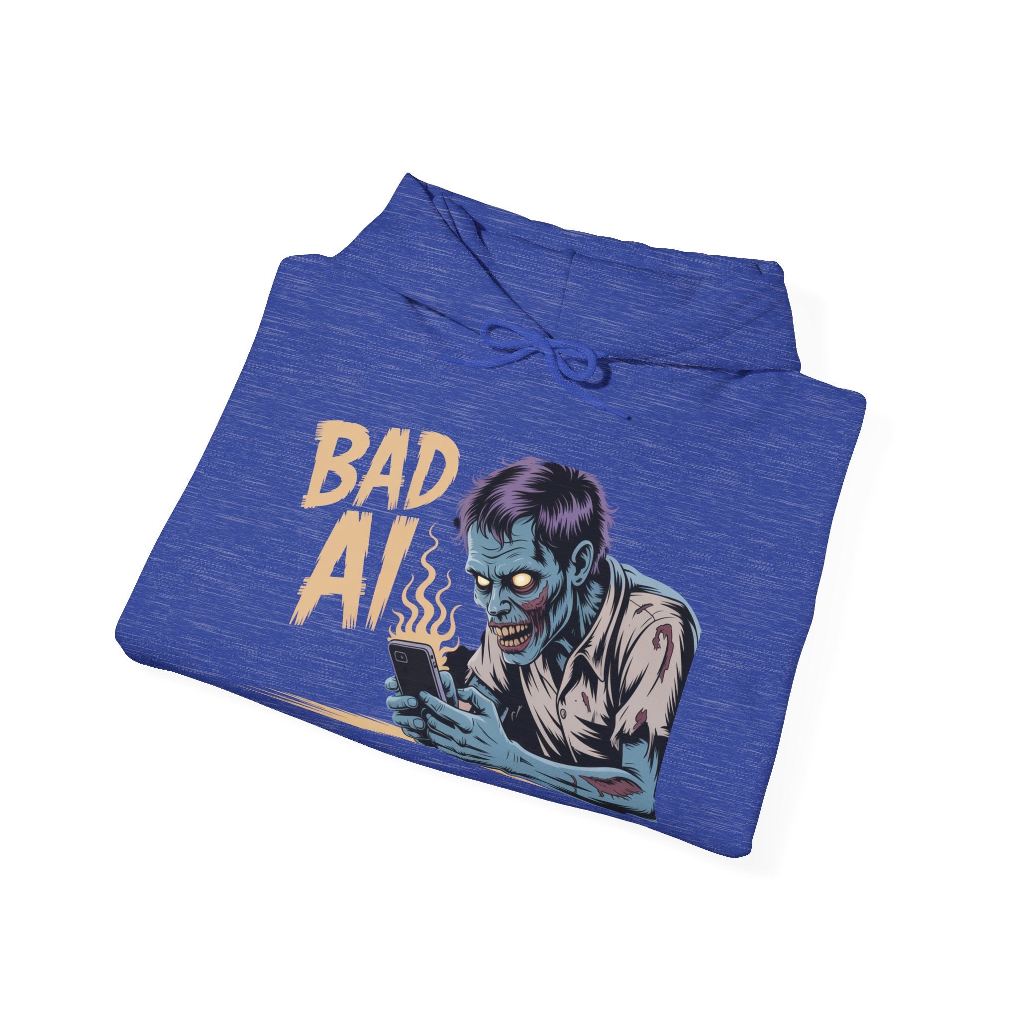 Bad AI "ZOMBIE SCROLL" Unisex Heavy Blend™ Hooded Sweatshirt