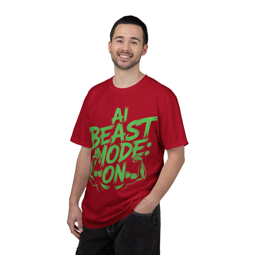 AI BEAST MODE: ON “DIGITAL HULK ENERGY” Unisex Garment-Dyed T-shirt