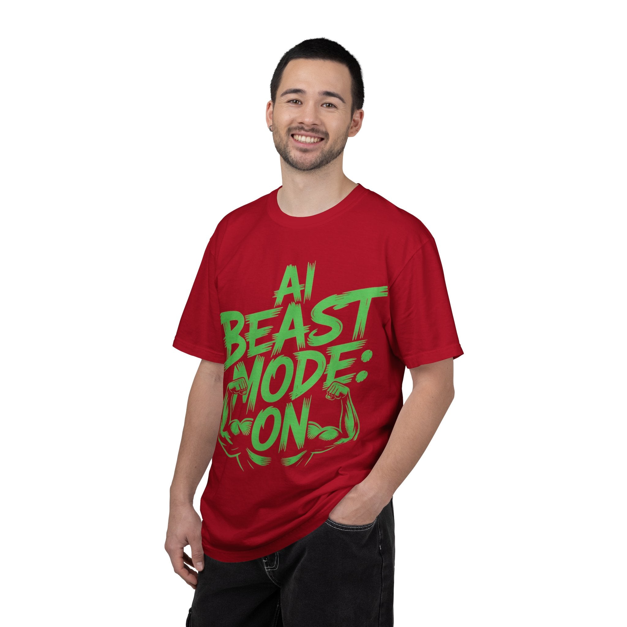 AI BEAST MODE: ON “DIGITAL HULK ENERGY” Unisex Garment-Dyed T-shirt