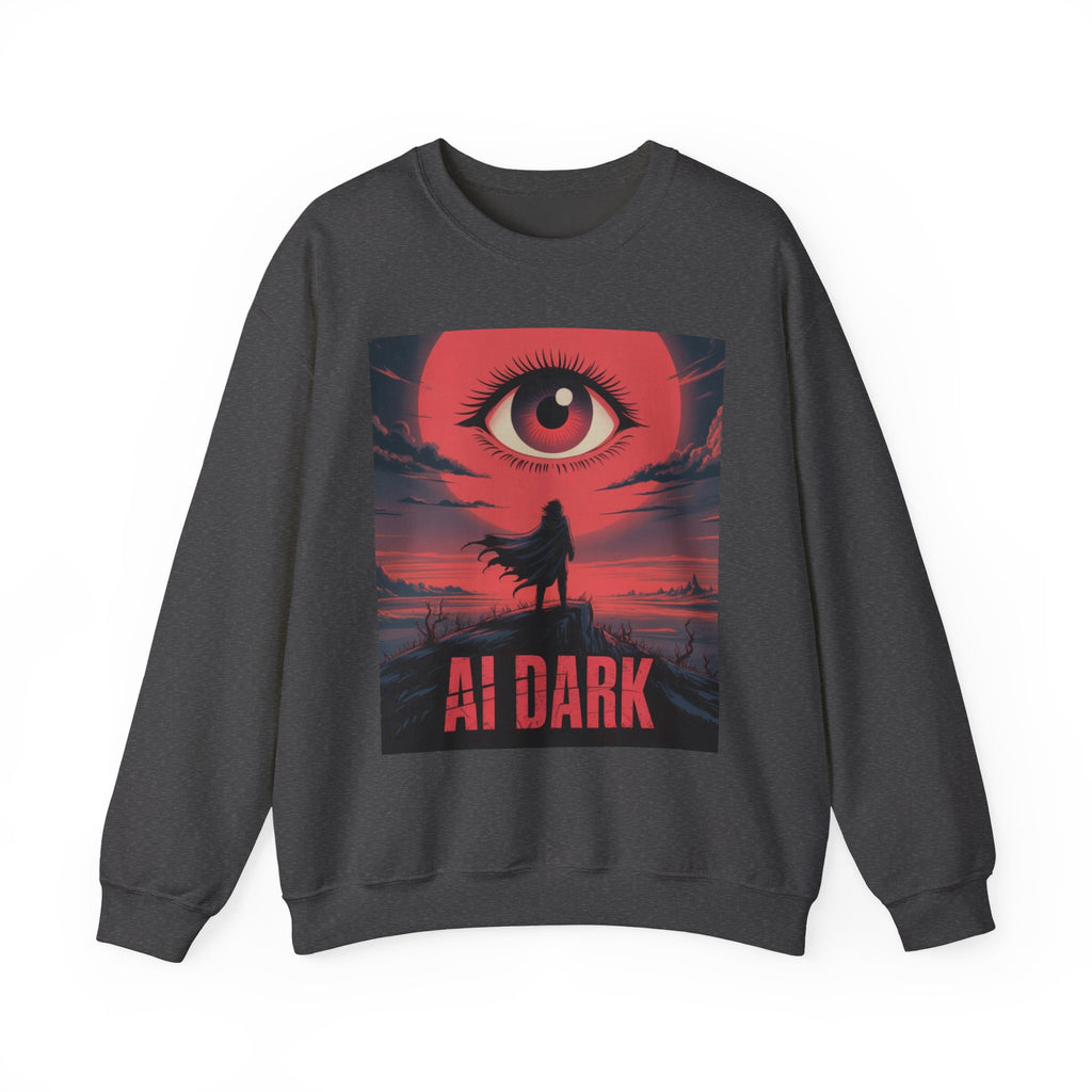AI DARK “Shadow Protocol” Unisex Heavy Blend™ Crewneck Sweatshirt