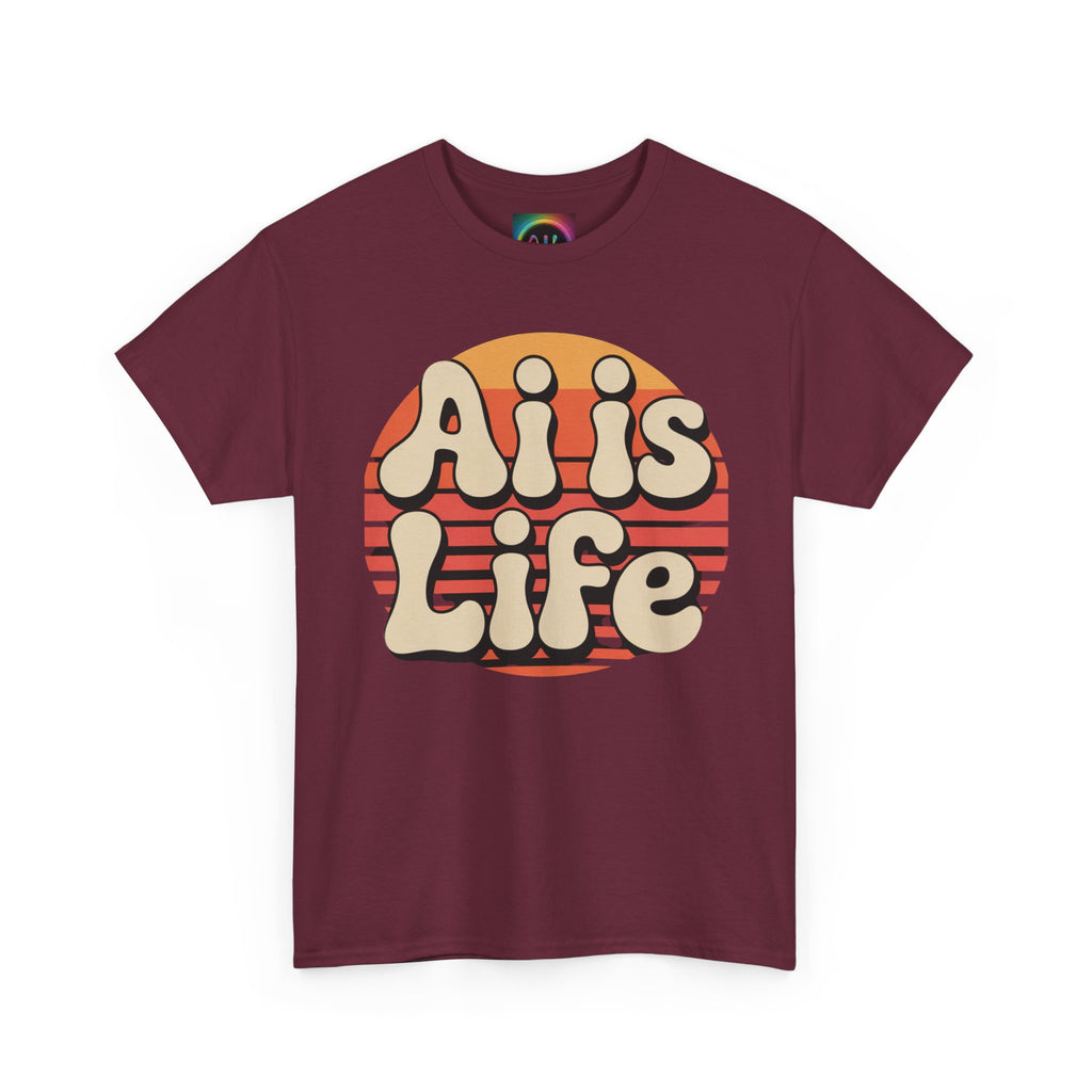 Ali Is Life "SUNSET CIRCUITRY" Retro Graphic T-Shirt