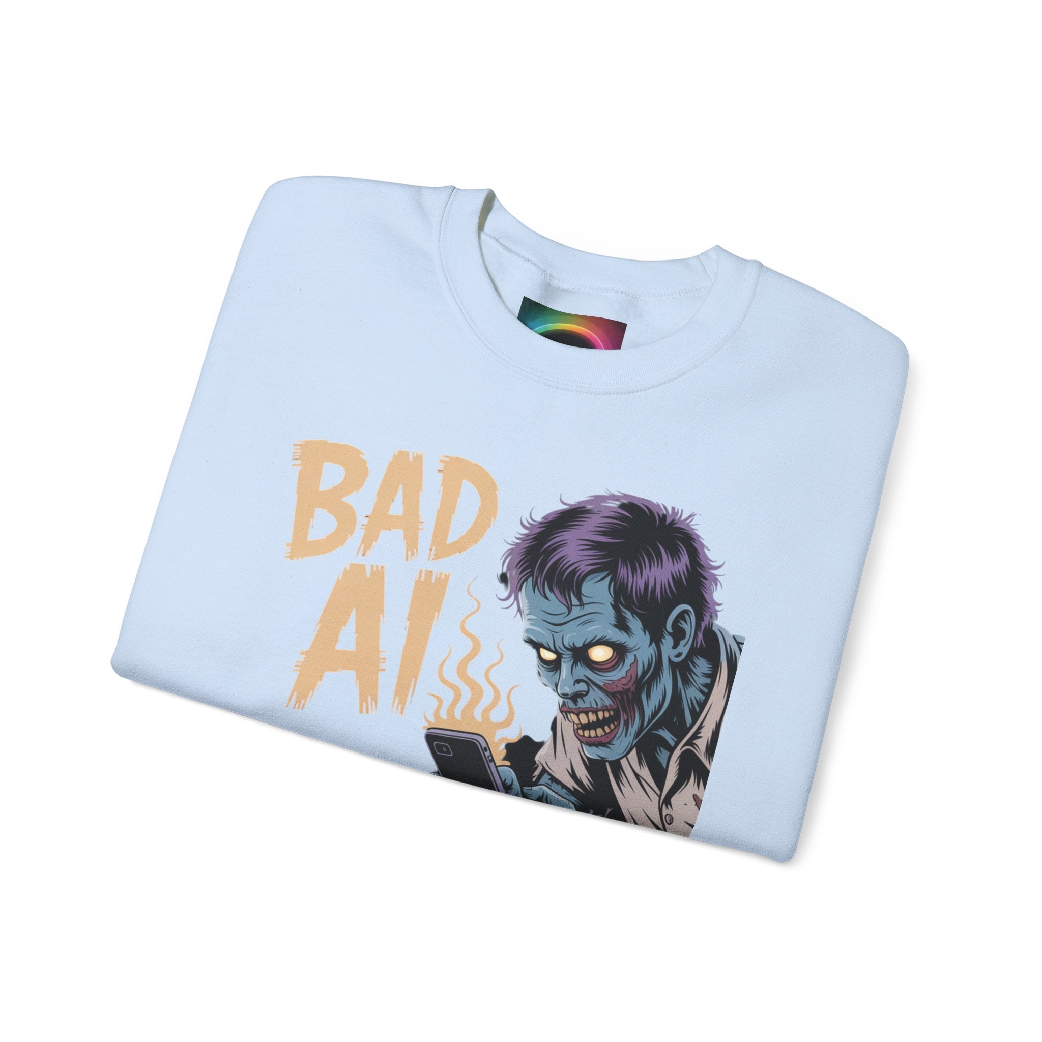 Bad AI "ZOMBIE SCROLL" Unisex Heavy Blend™ Hooded Sweatshirt