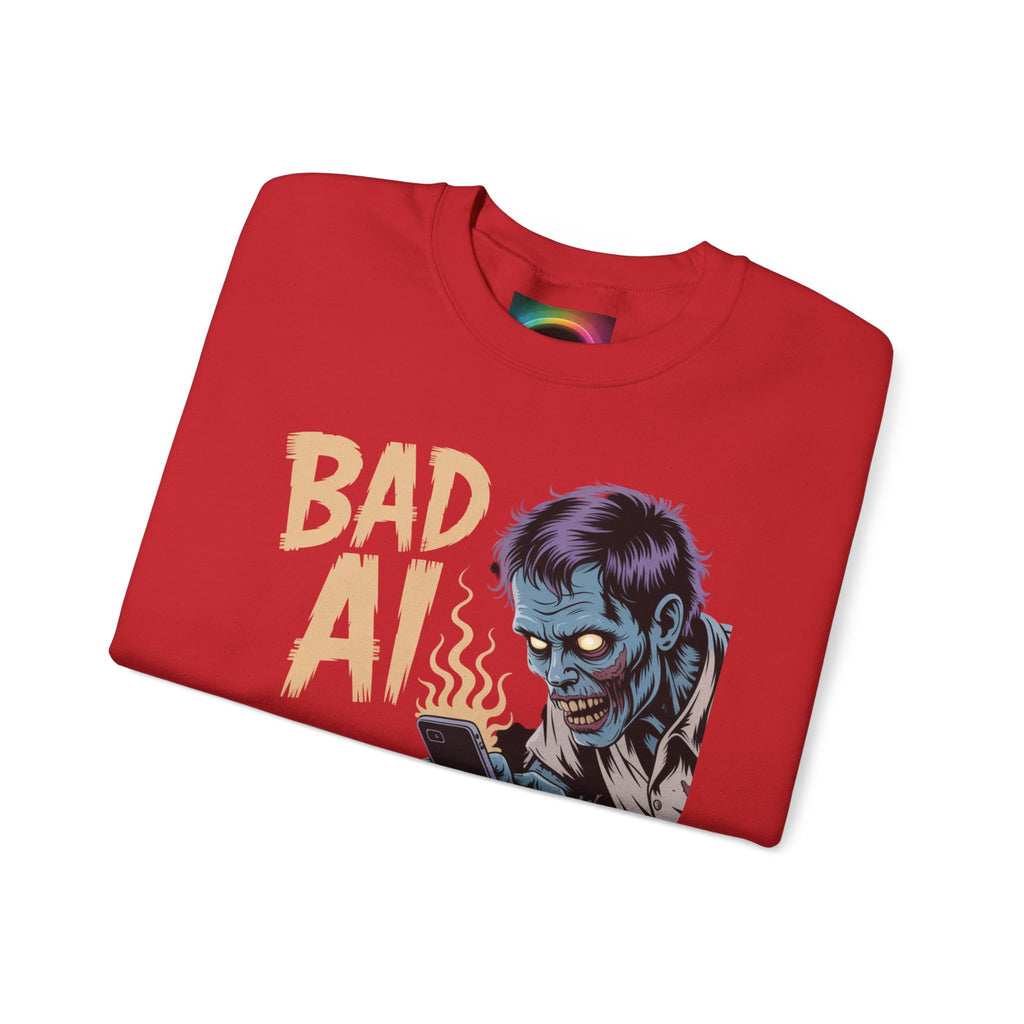 Bad AI "ZOMBIE SCROLL" Unisex Heavy Blend™ Hooded Sweatshirt