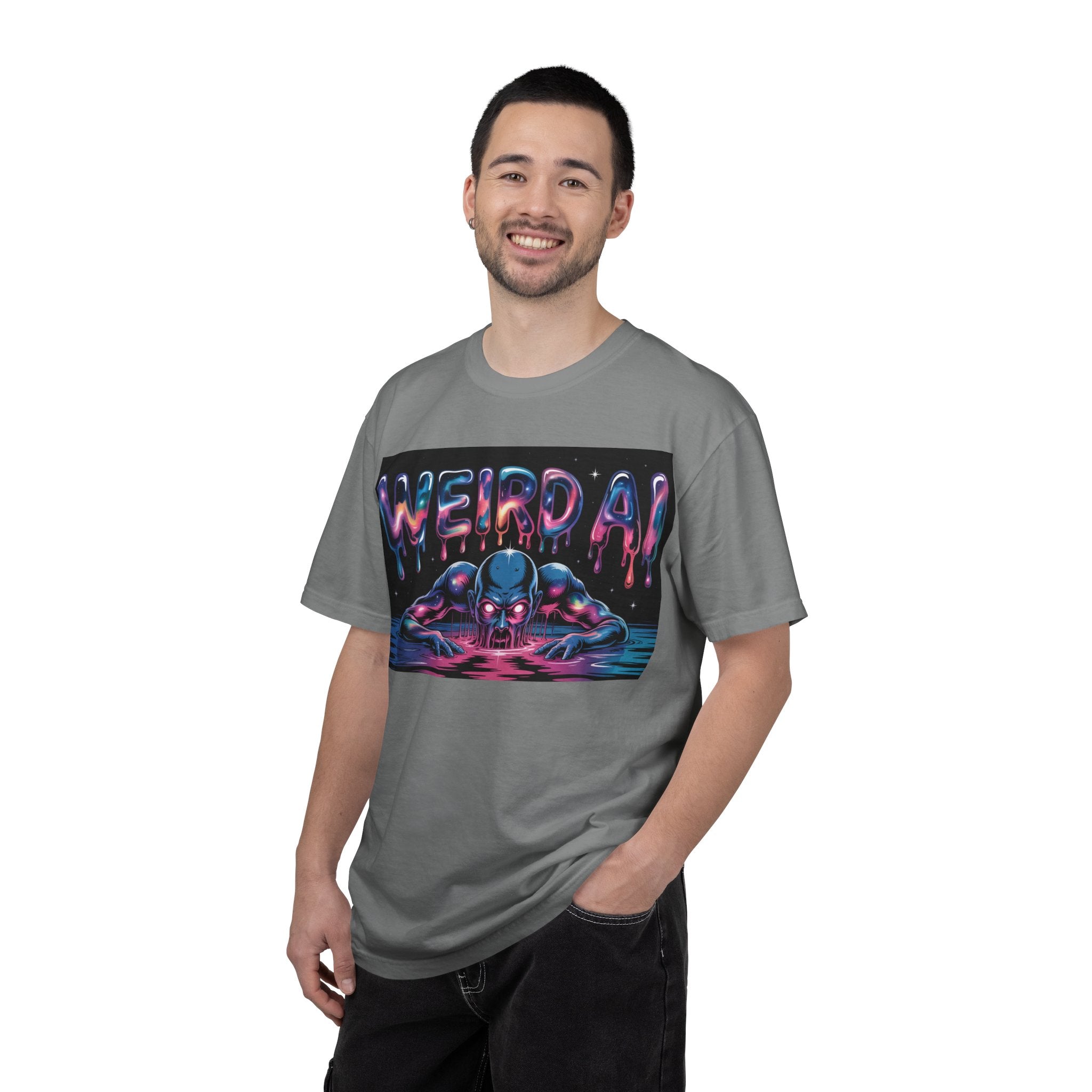 WEIRD AI  " Meltdown Matrix "  Unisex Heavy Blend™ T-Shirt