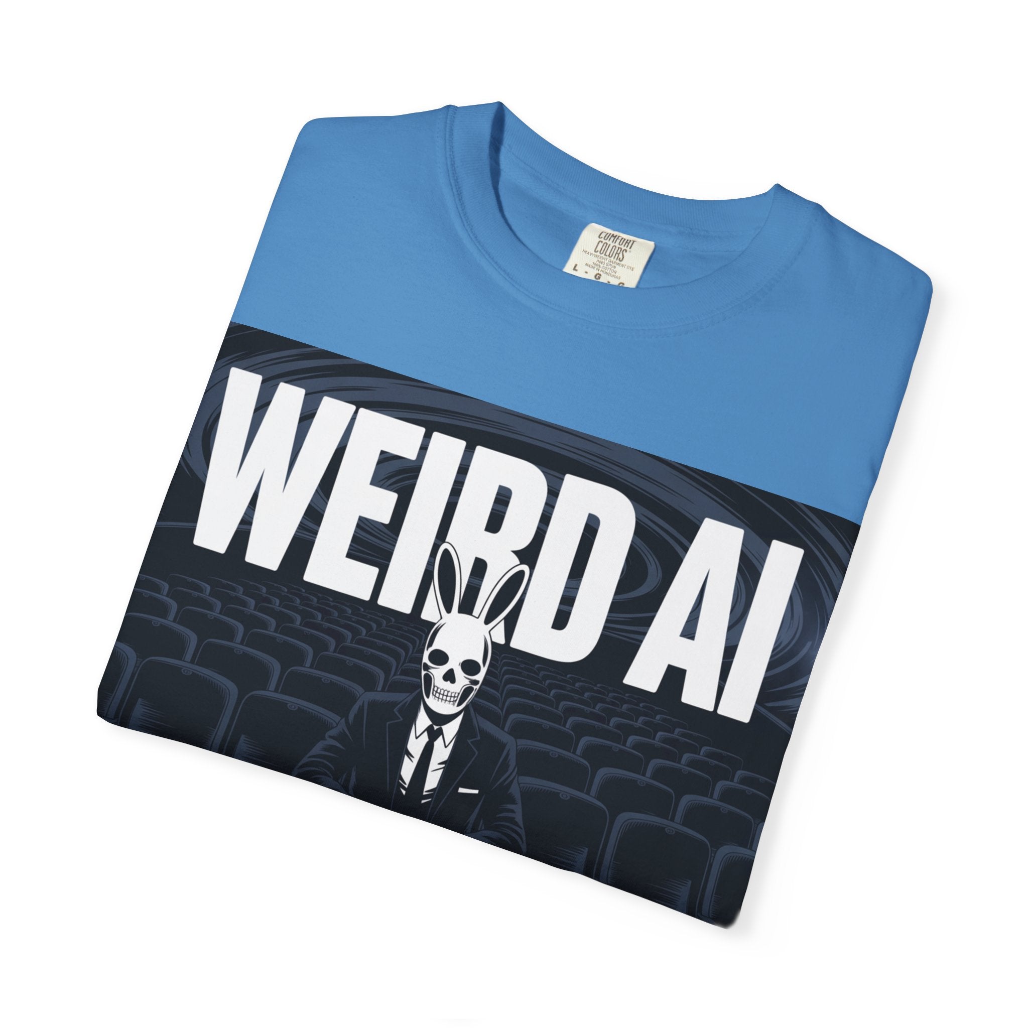 WEIRD AI  " Backrooms Theater " Unisex Garment-Dyed T-shirt