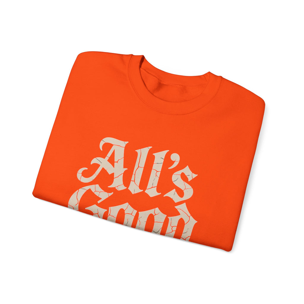 ALL’S GOOD WITH AI “Cracked Code Classic” Unisex Heavy Blend Crewneck Sweatshirt