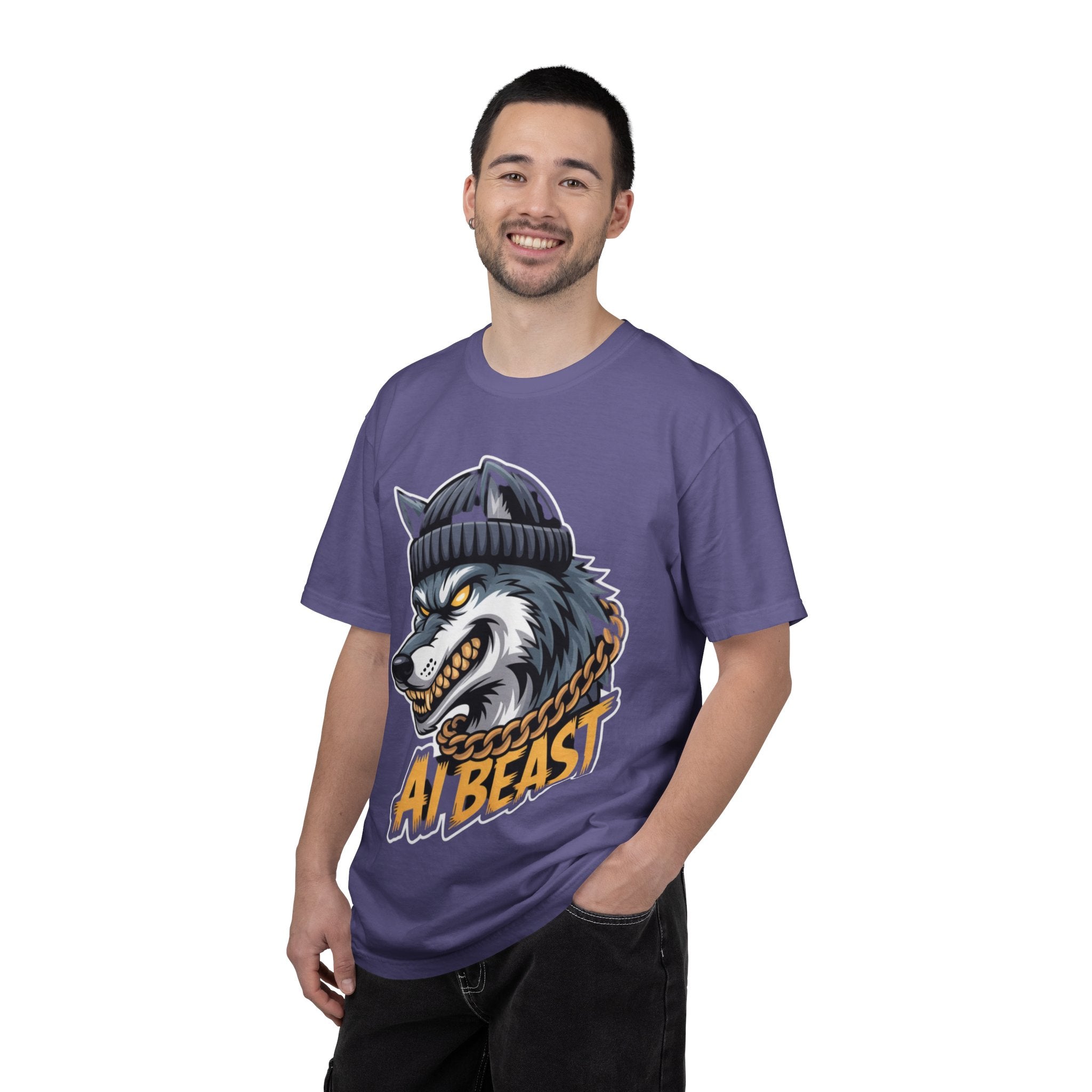 AI BEAST  "Wolf Byte Syndicate " Unisex Garment-Dyed T-shirt