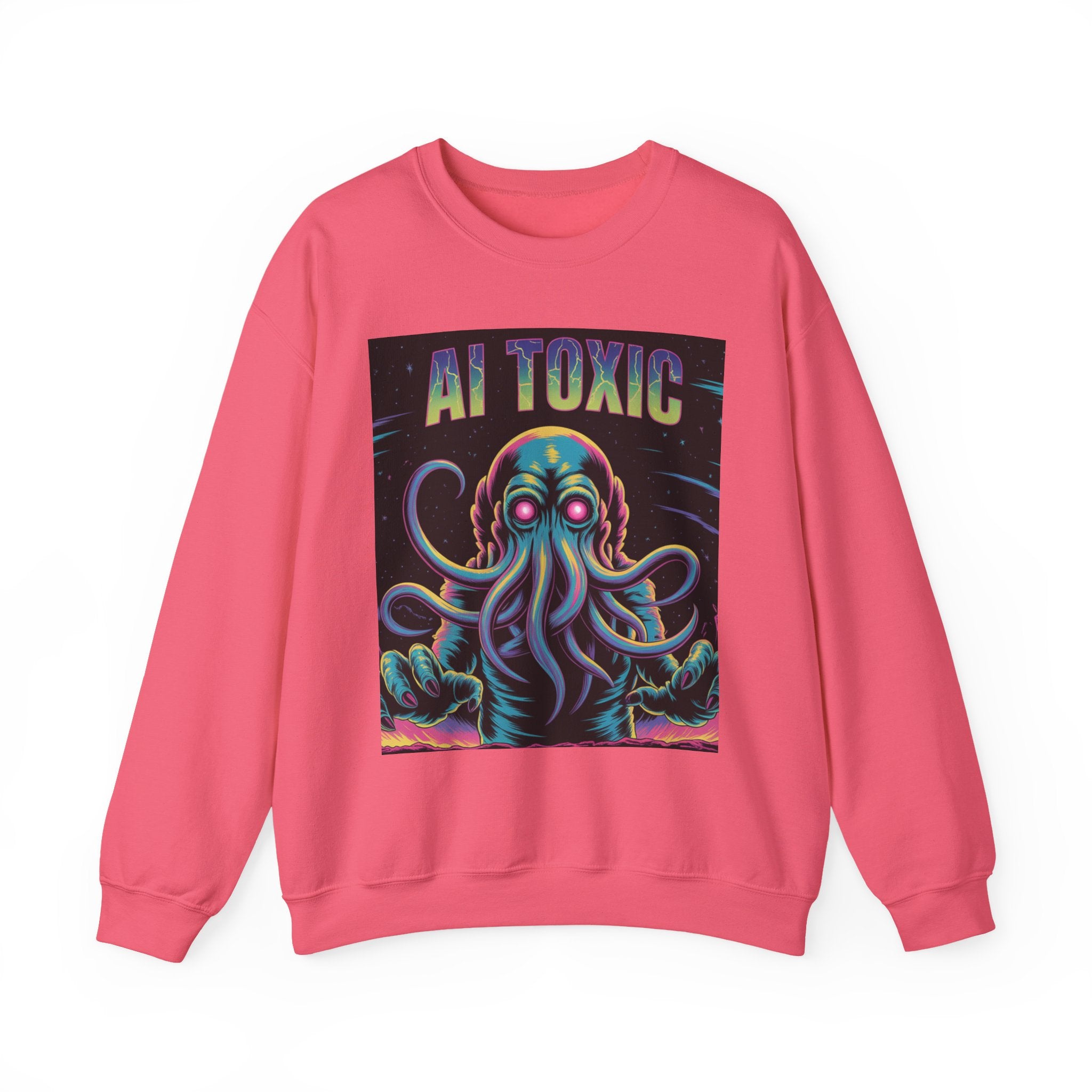 AI TOXIC  "Data Overlord" Unisex Heavy Blend™ Crewneck Sweatshirt
