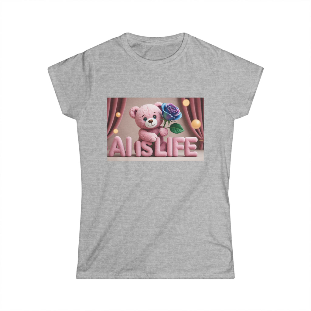 AI IS LIFE  "CUTE CIRCUIT" Women's Softstyle Tee