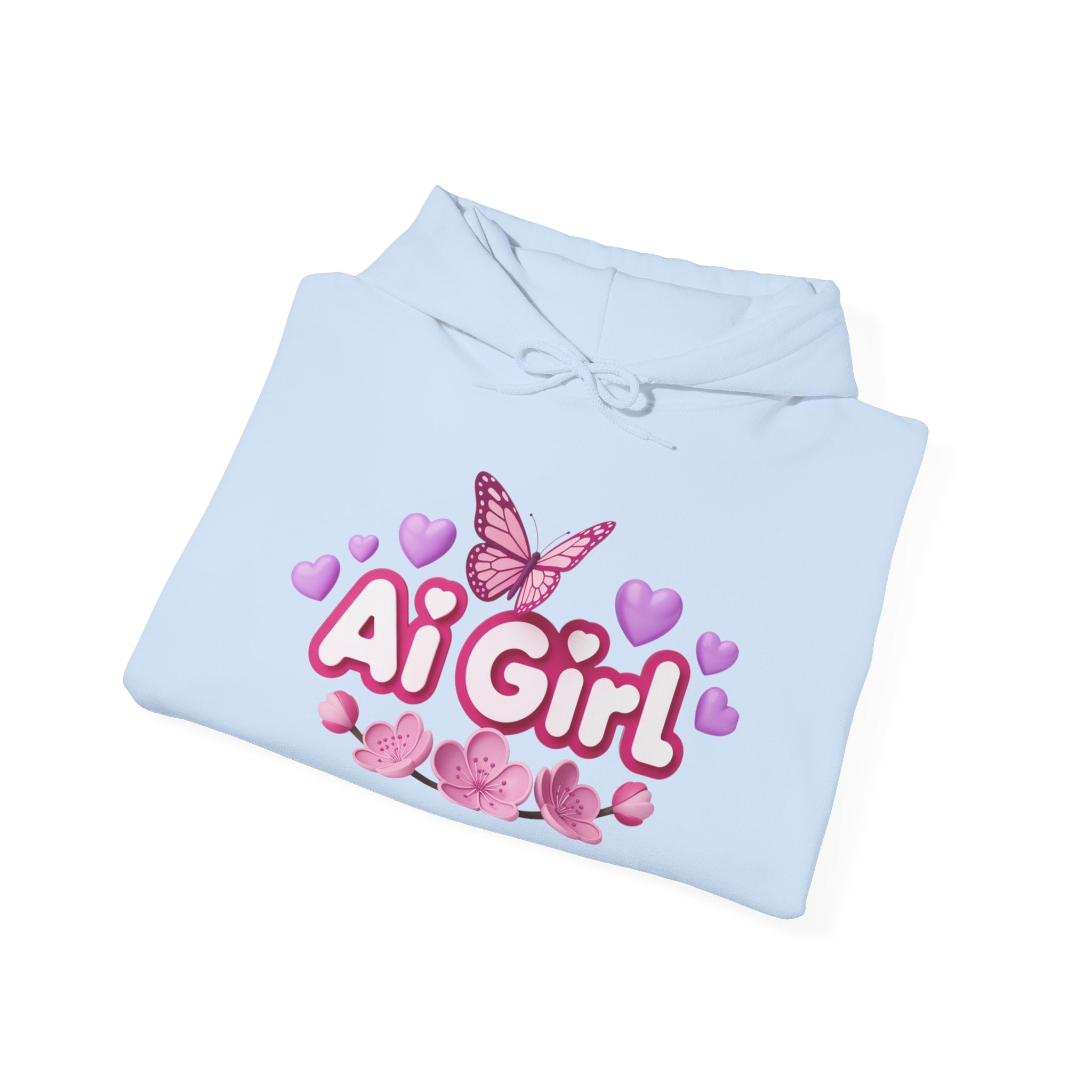 Ai Girl  "Cyber Cutie" Unisex Heavy Blend™ Hooded Sweatshirt
