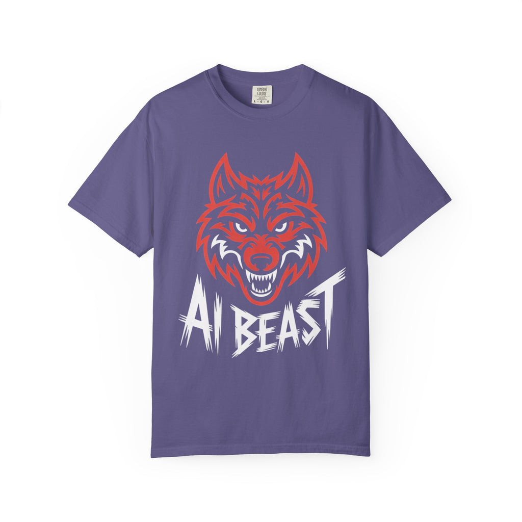 AI BEAST " Alpha Mode "  Unisex Garment-Dyed T-shirt