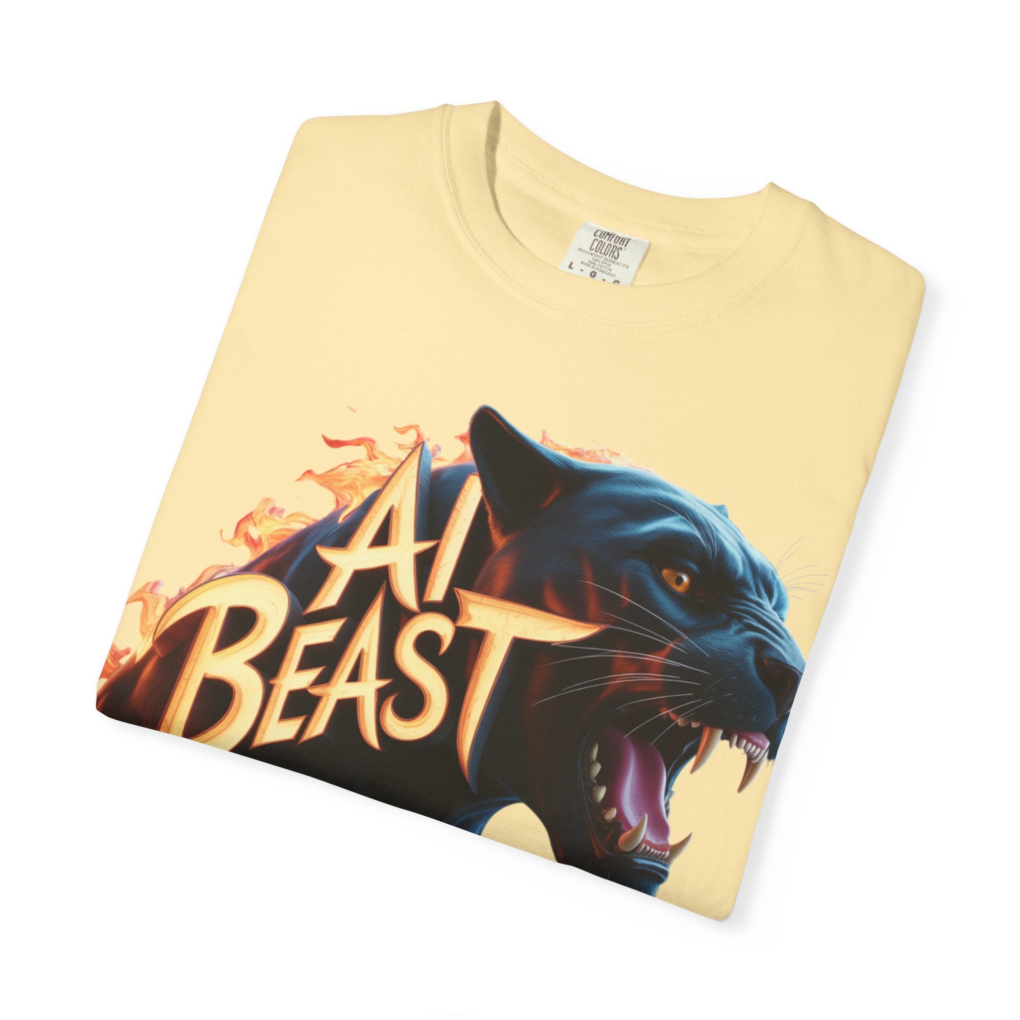 AI BEAST  "Wildfire Algorithm"  Unisex Garment-Dyed T-shirt