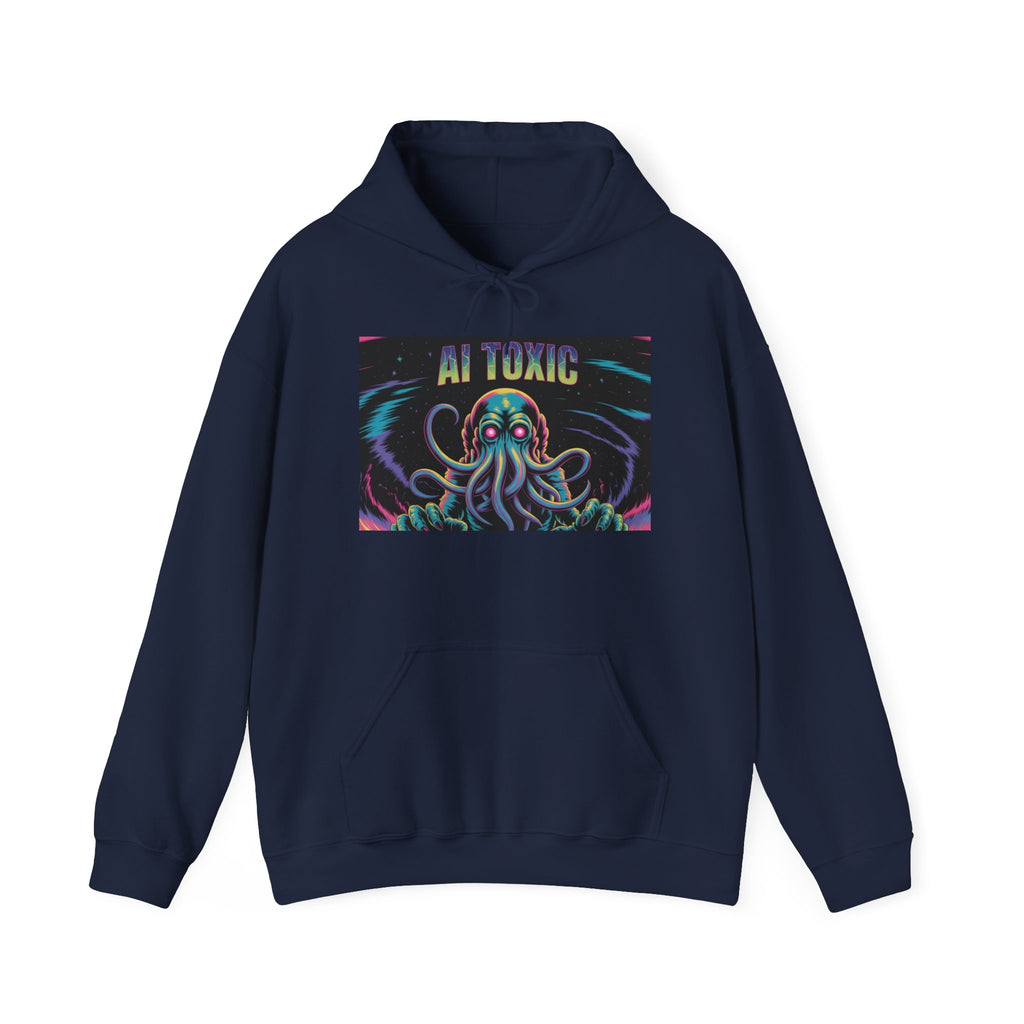 AI TOXIC  "Data  Overlord" Unisex Heavy Blend™ Hooded Sweatshirt